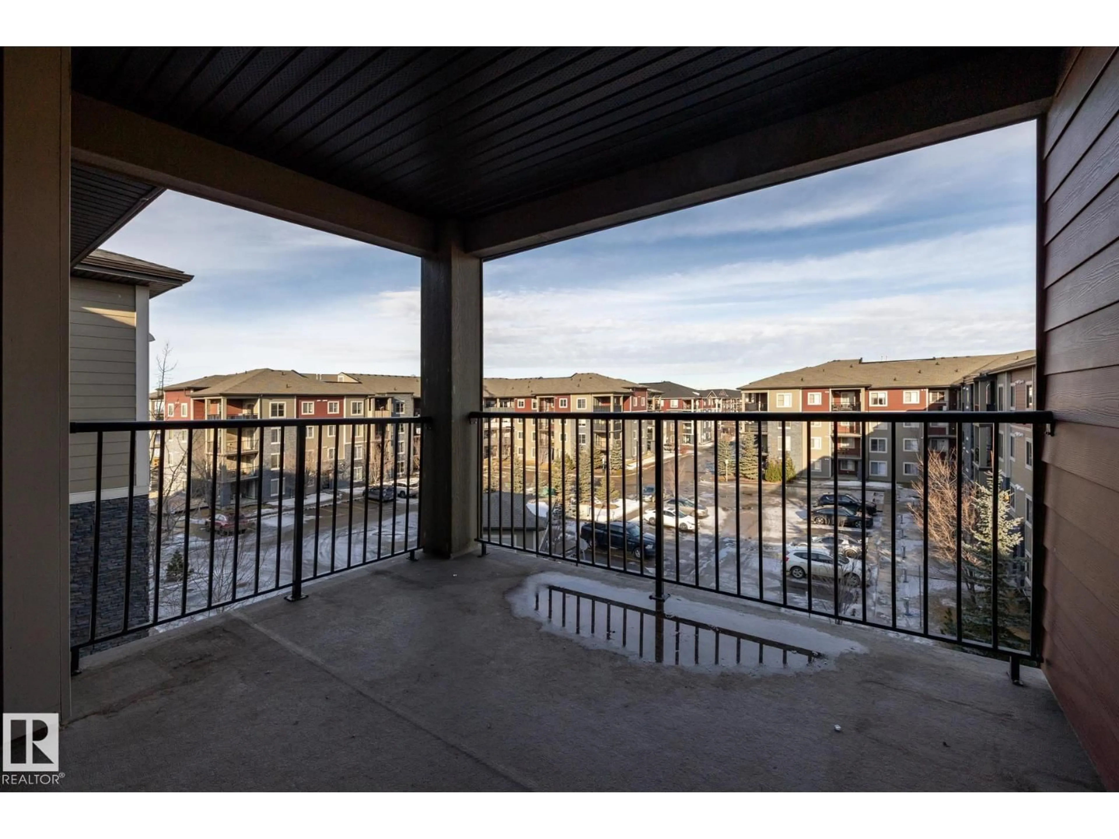 Patio, water/lake/river/ocean view for 433 - 3315 JAMES MOWATT TR, Edmonton Alberta T6W3L9