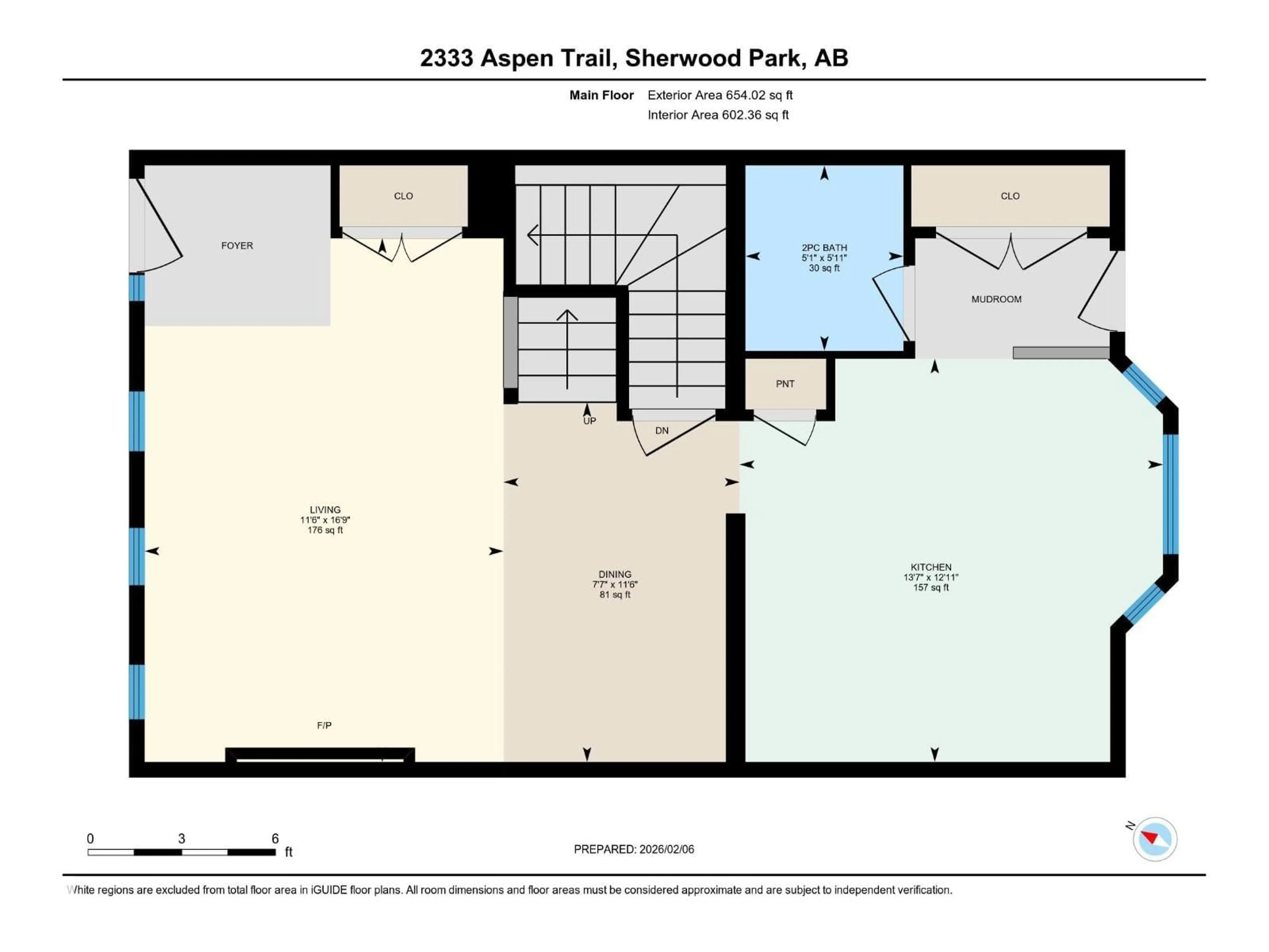 Floor plan for 2333 ASPEN TR, Sherwood Park Alberta T8H0G3