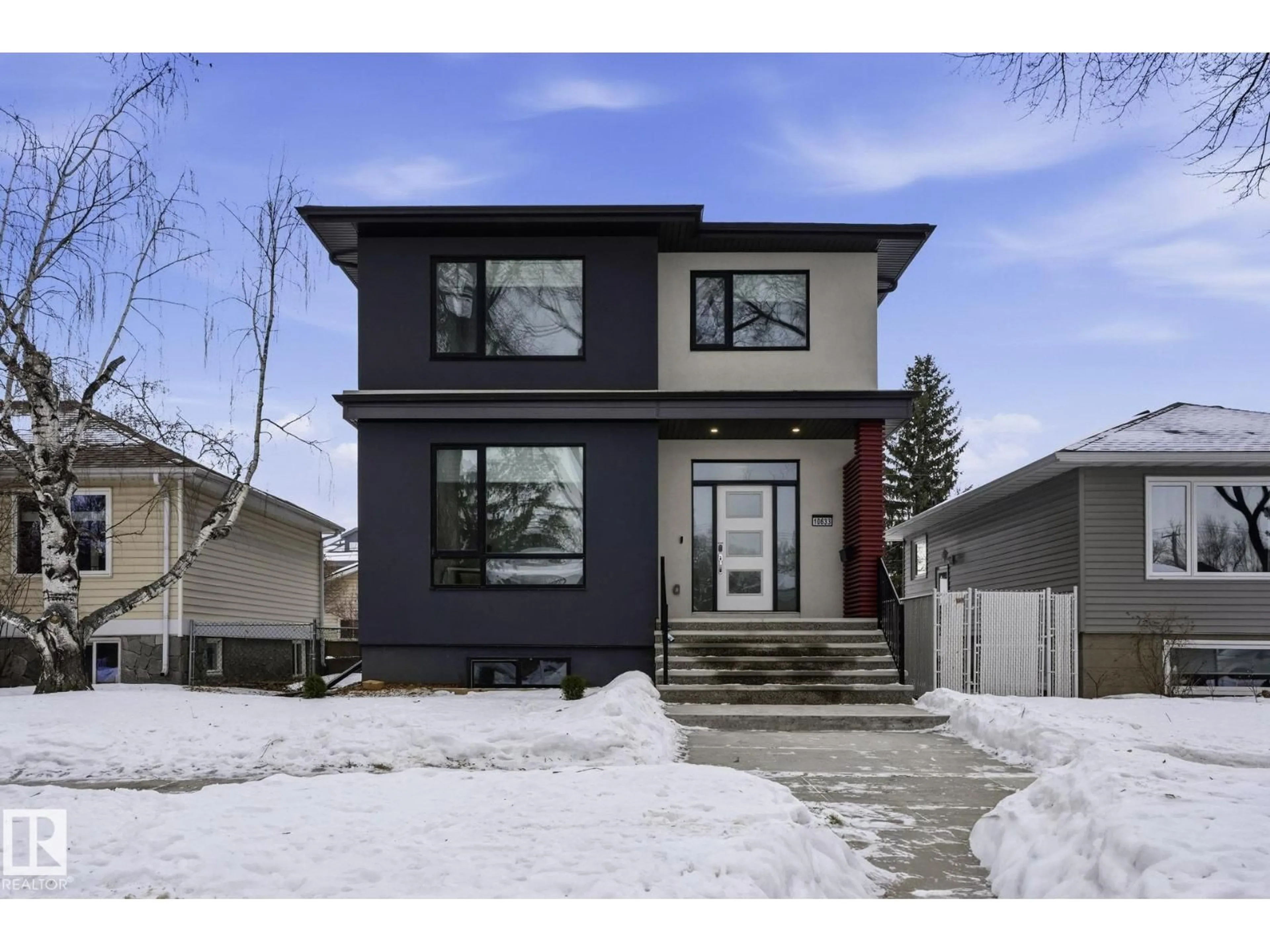 Home with brick exterior material, street for 10633 64 AV, Edmonton Alberta T6H1T1