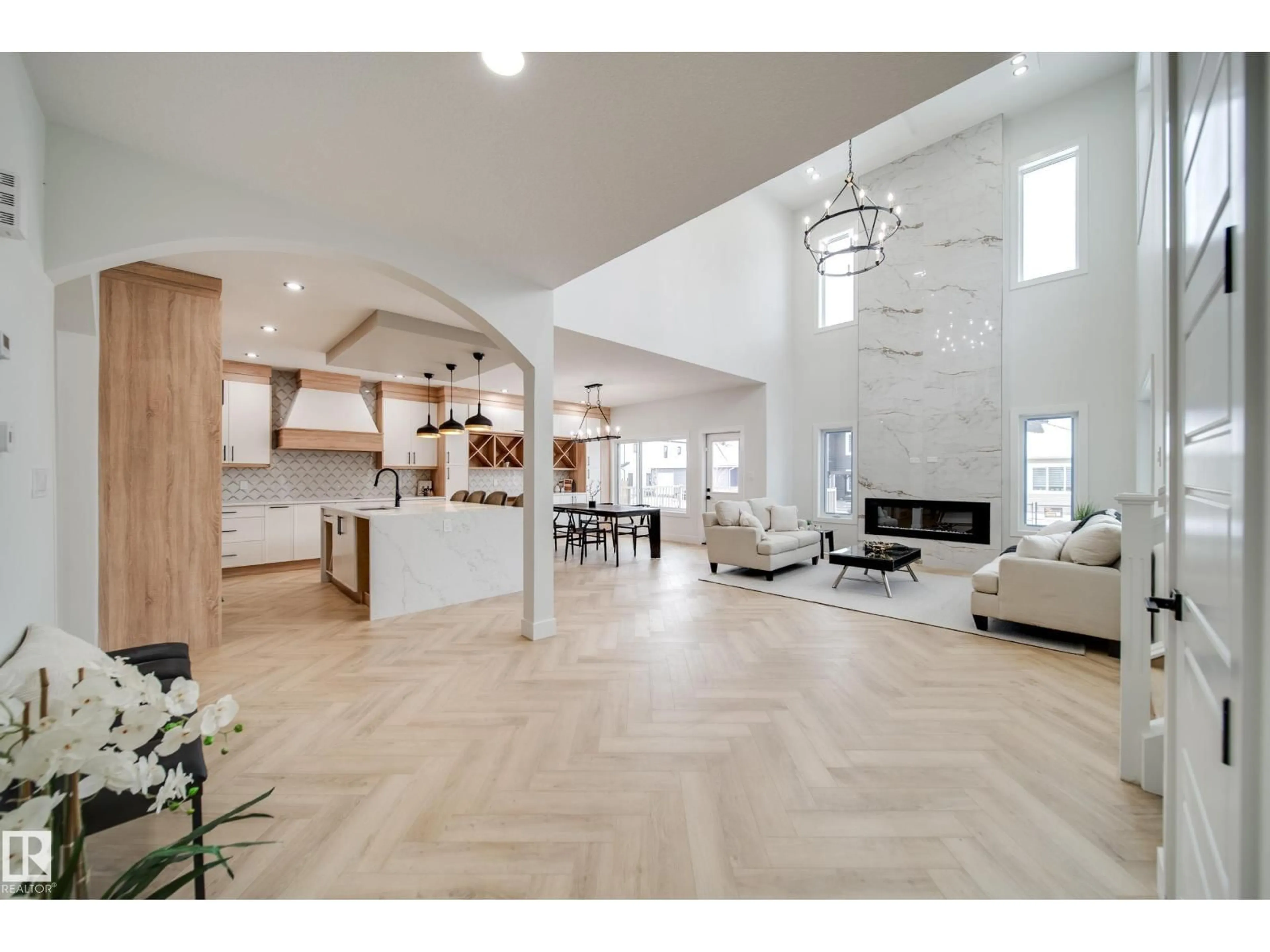 Open concept kitchen, unknown for 14 BAKER ST, Ardrossan Alberta T8E0B6