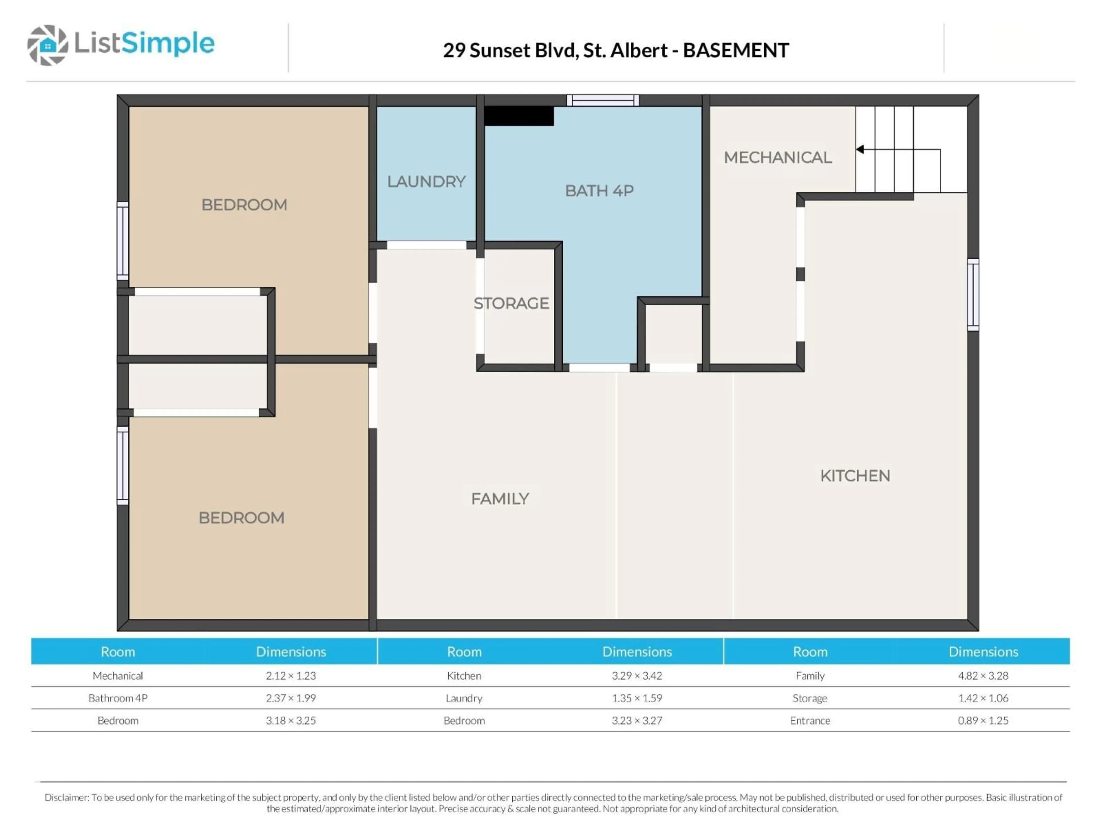 Floor plan for 29 SUNSET BV, St. Albert Alberta T8N0N6