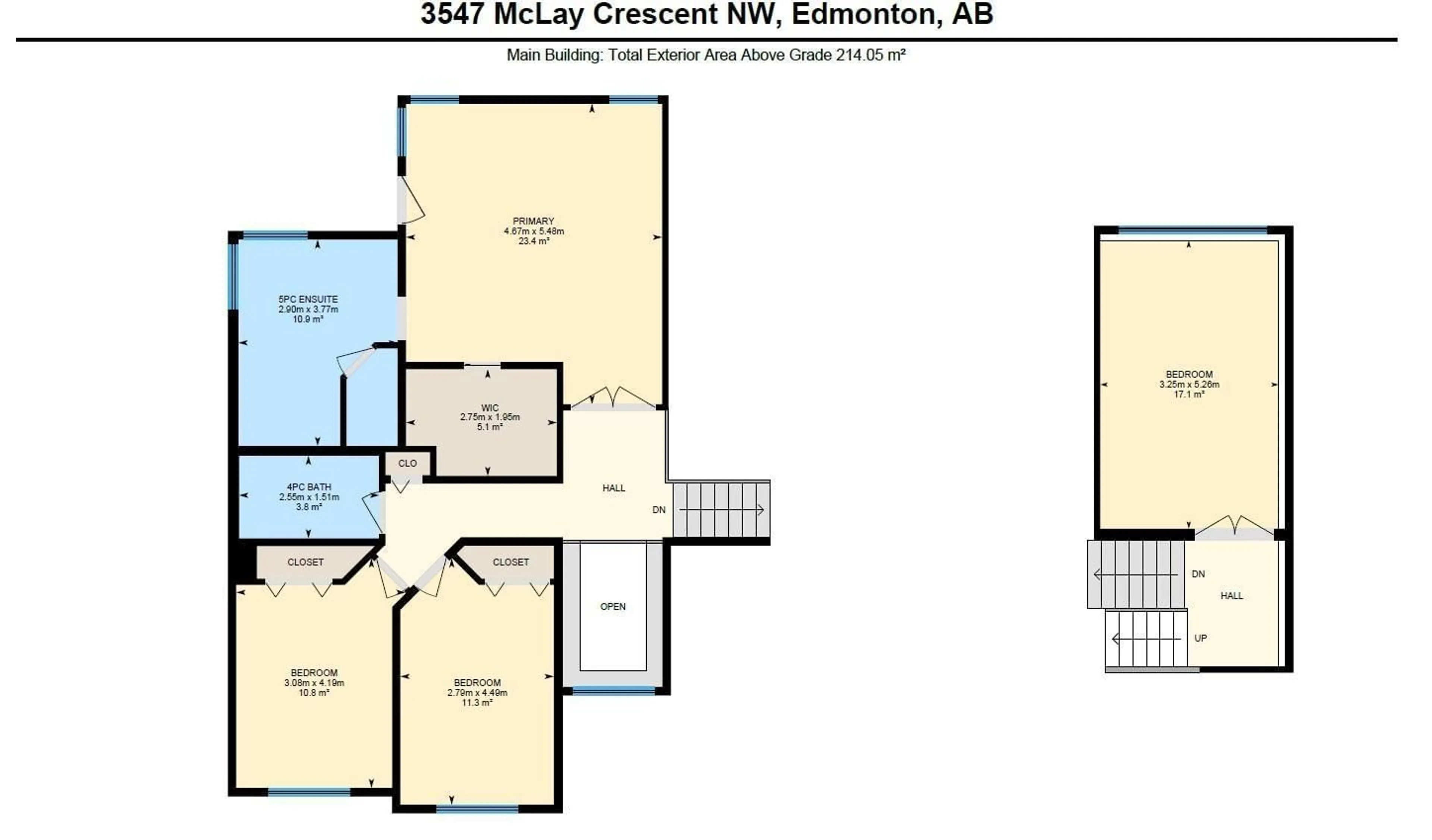 Floor plan for 3547 MCLAY CR, Edmonton Alberta T6R0C4