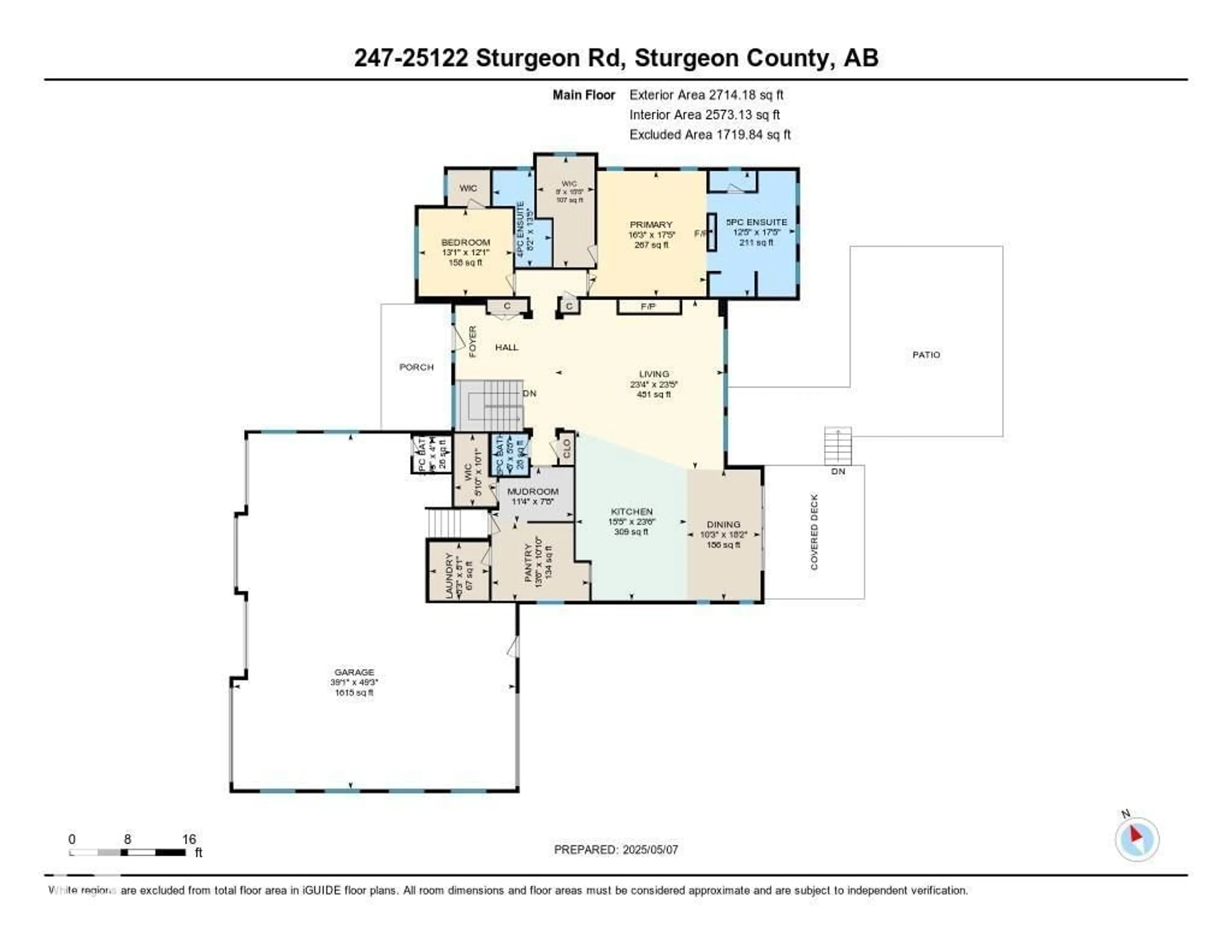 Floor plan for 25122 - 247 STURGEON RD, Rural Sturgeon County Alberta T8T1S6