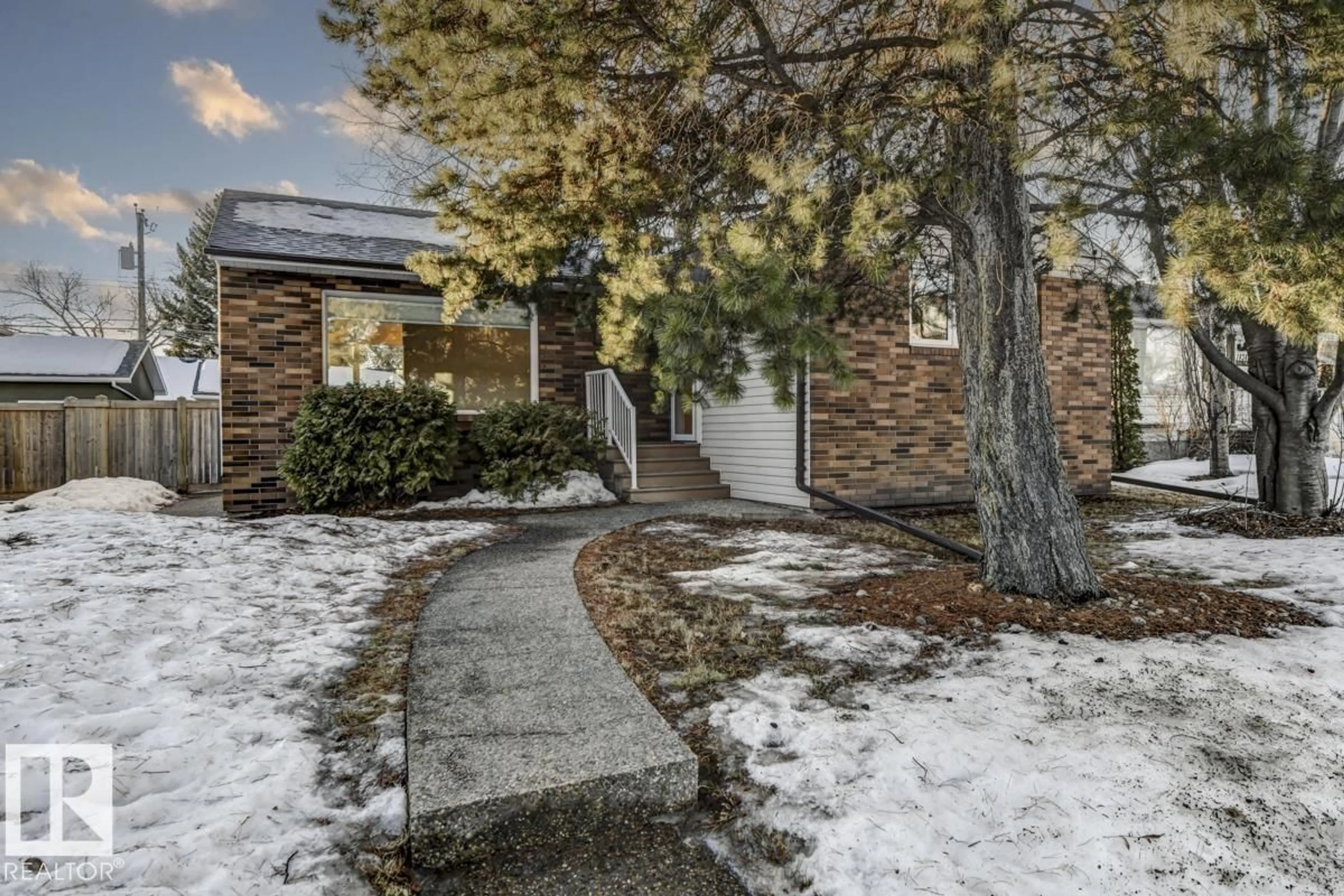 Home with brick exterior material, street for 14343 92A AV, Edmonton Alberta T5R5E3