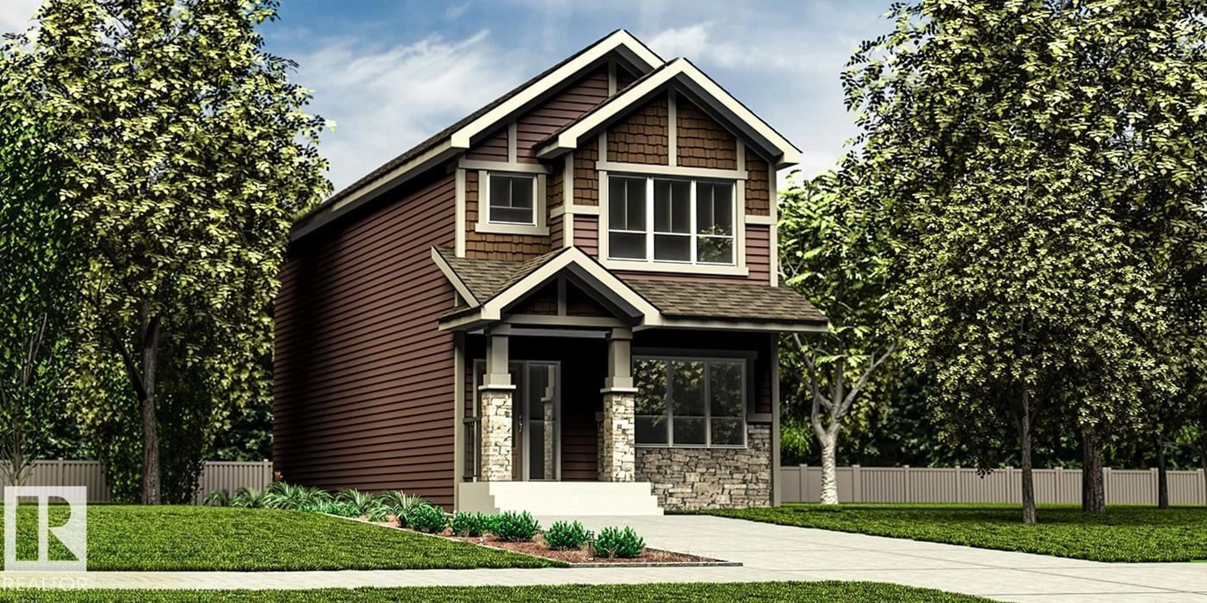 Home with brick exterior material, street for 20804 40 AV, Edmonton Alberta T6M3G1