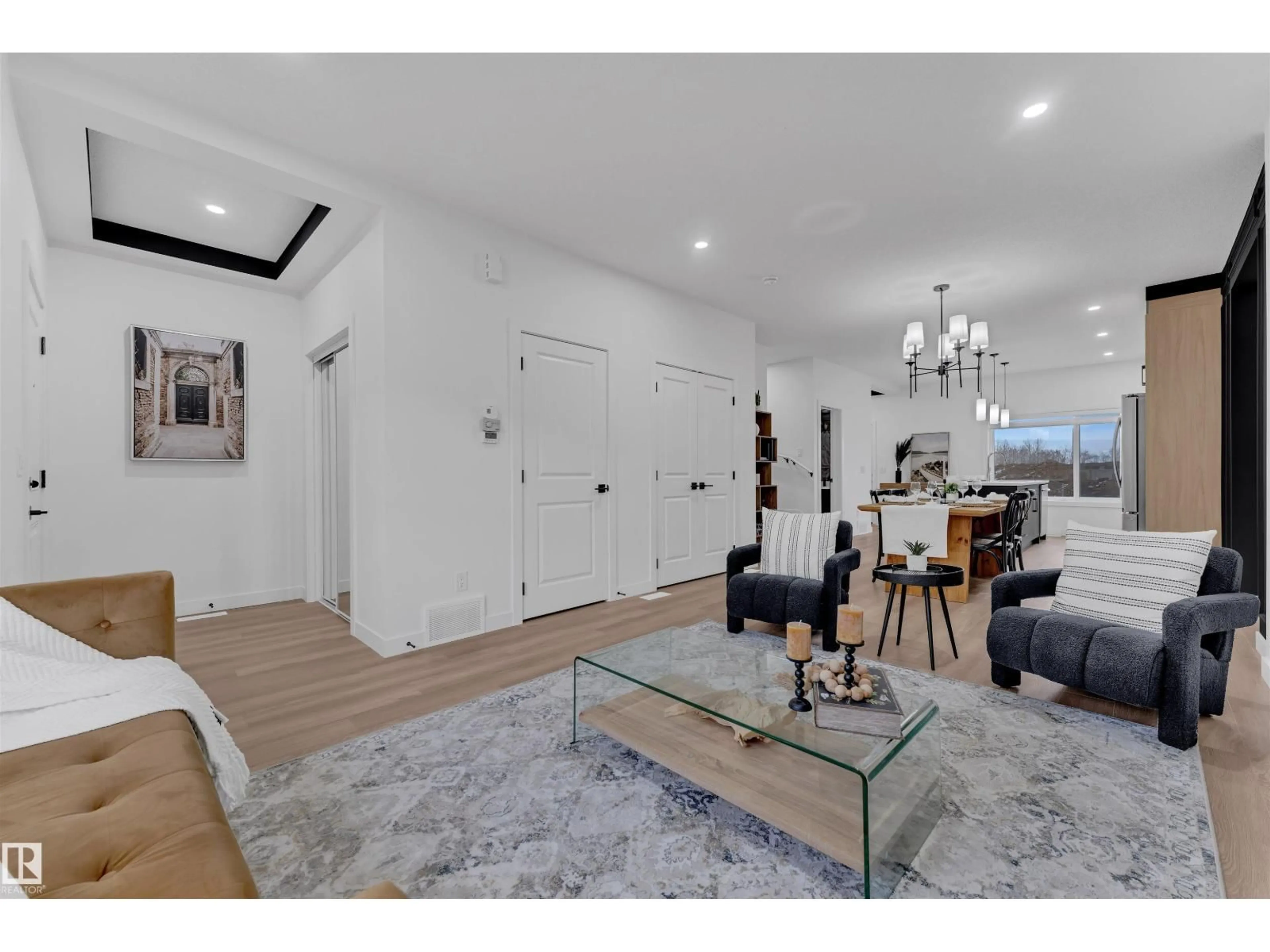 Living room with furniture, unknown for 303 FALCON CRESCENT, Leduc Alberta T9E4W3