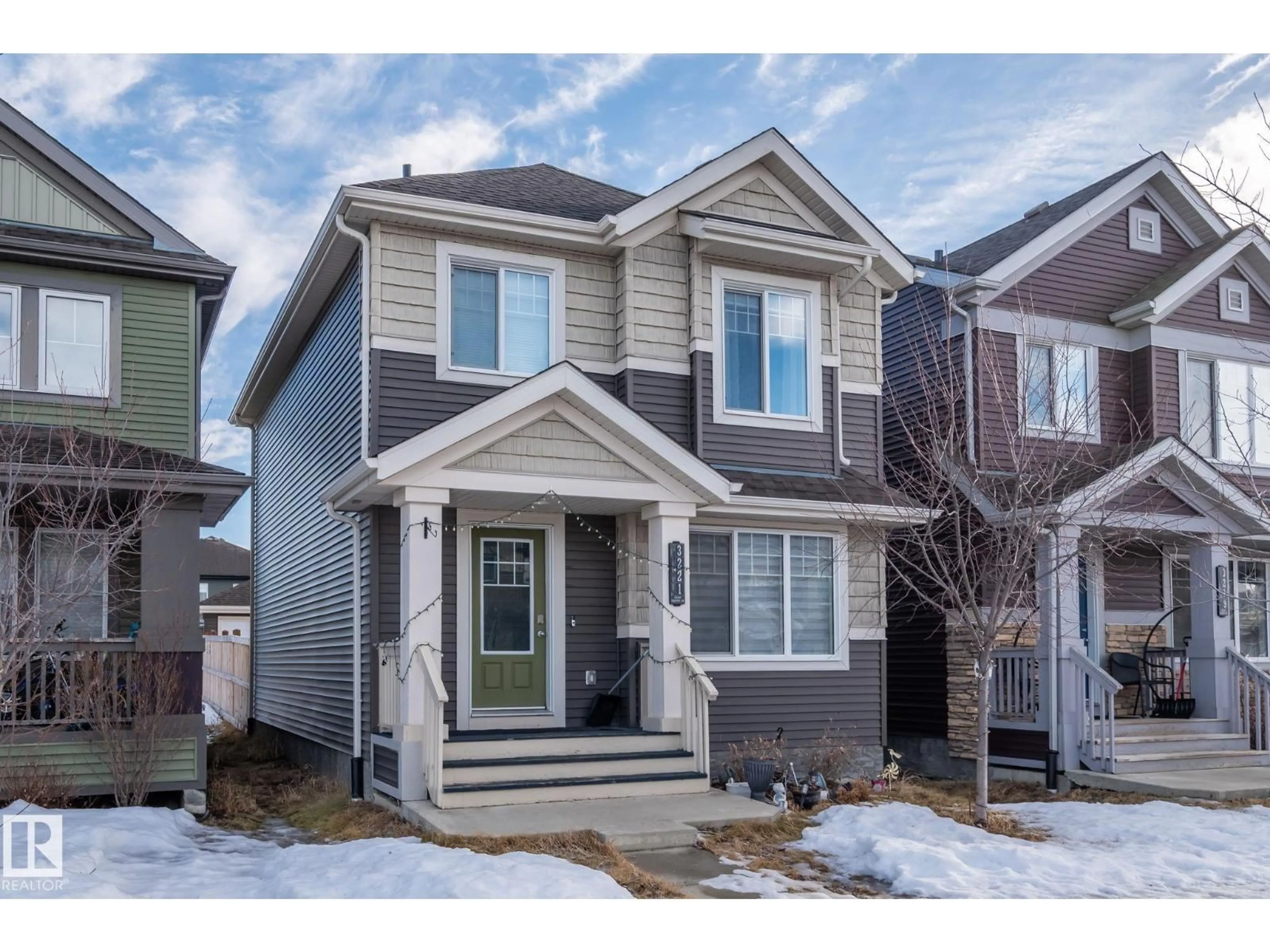 Home with vinyl exterior material, street for SW SW - 3221 CHERRY CRES, Edmonton Alberta T6X1Y5