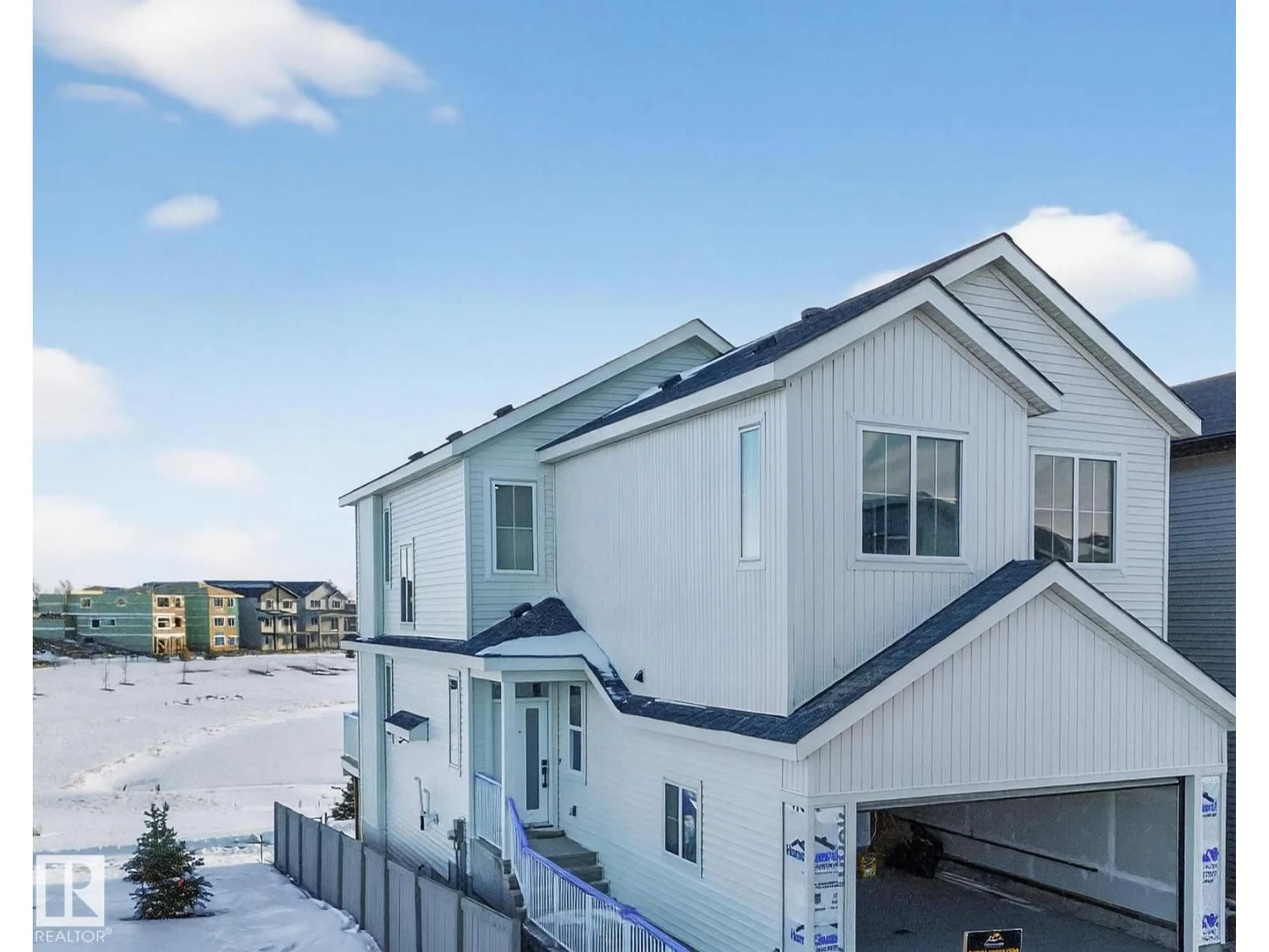 A pic from outside/outdoor area/front of a property/back of a property/a pic from drone, unknown for 437 CRYSTAL CREEK LINK, Leduc Alberta T9E0X6