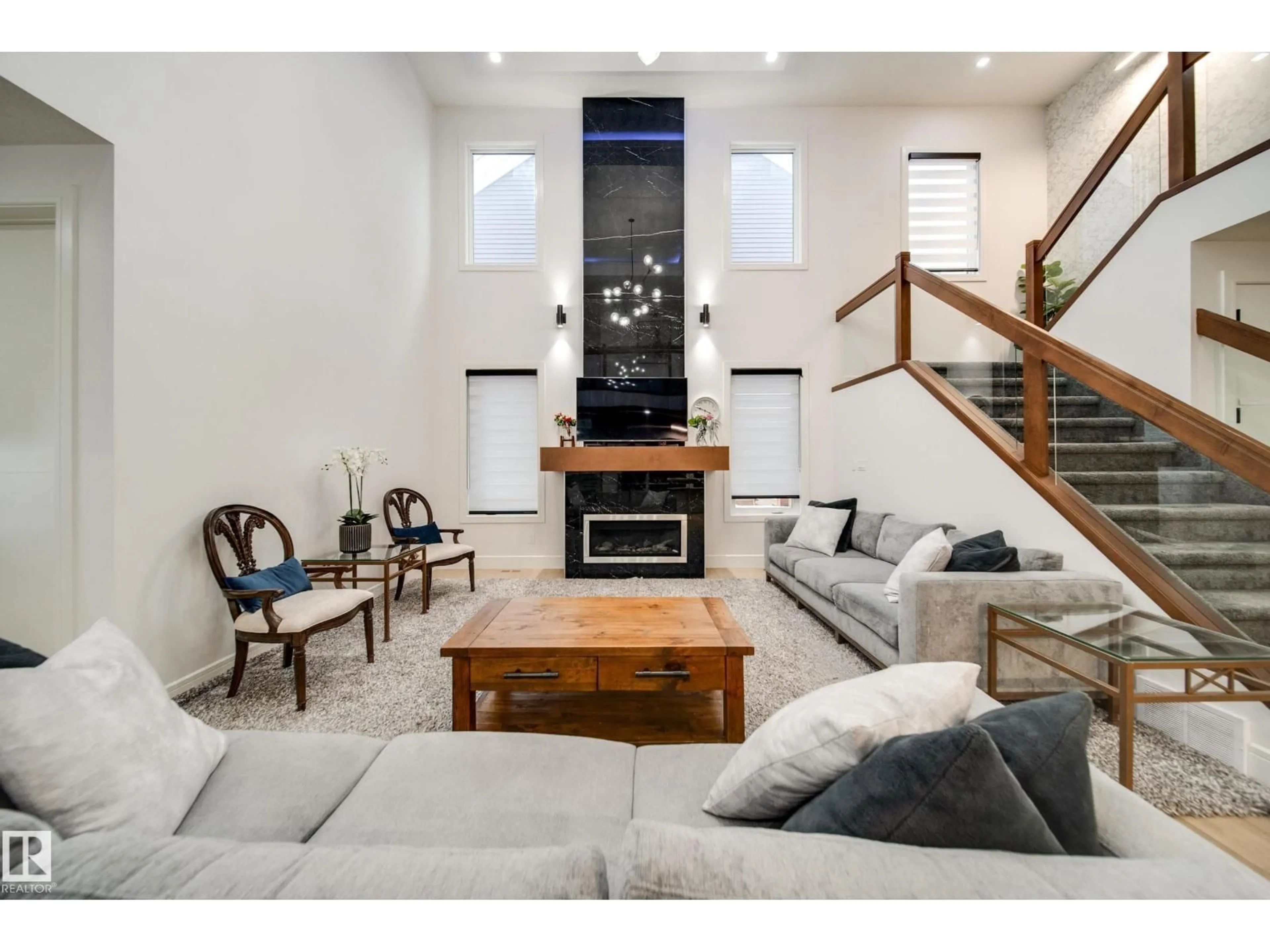 Living room with furniture, unknown for 4416 SUZANNA CR, Edmonton Alberta T6X0Y4