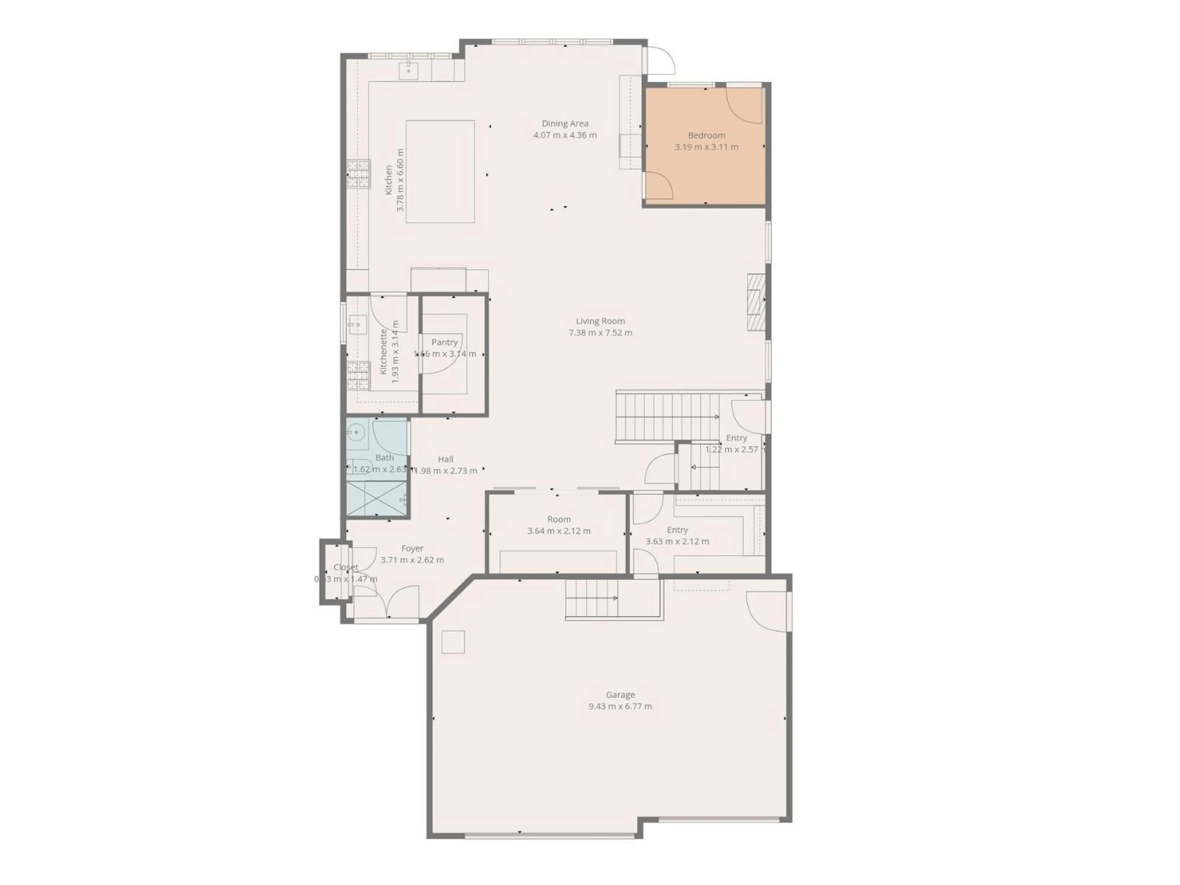 Floor plan for 4416 SUZANNA CR, Edmonton Alberta T6X0Y4