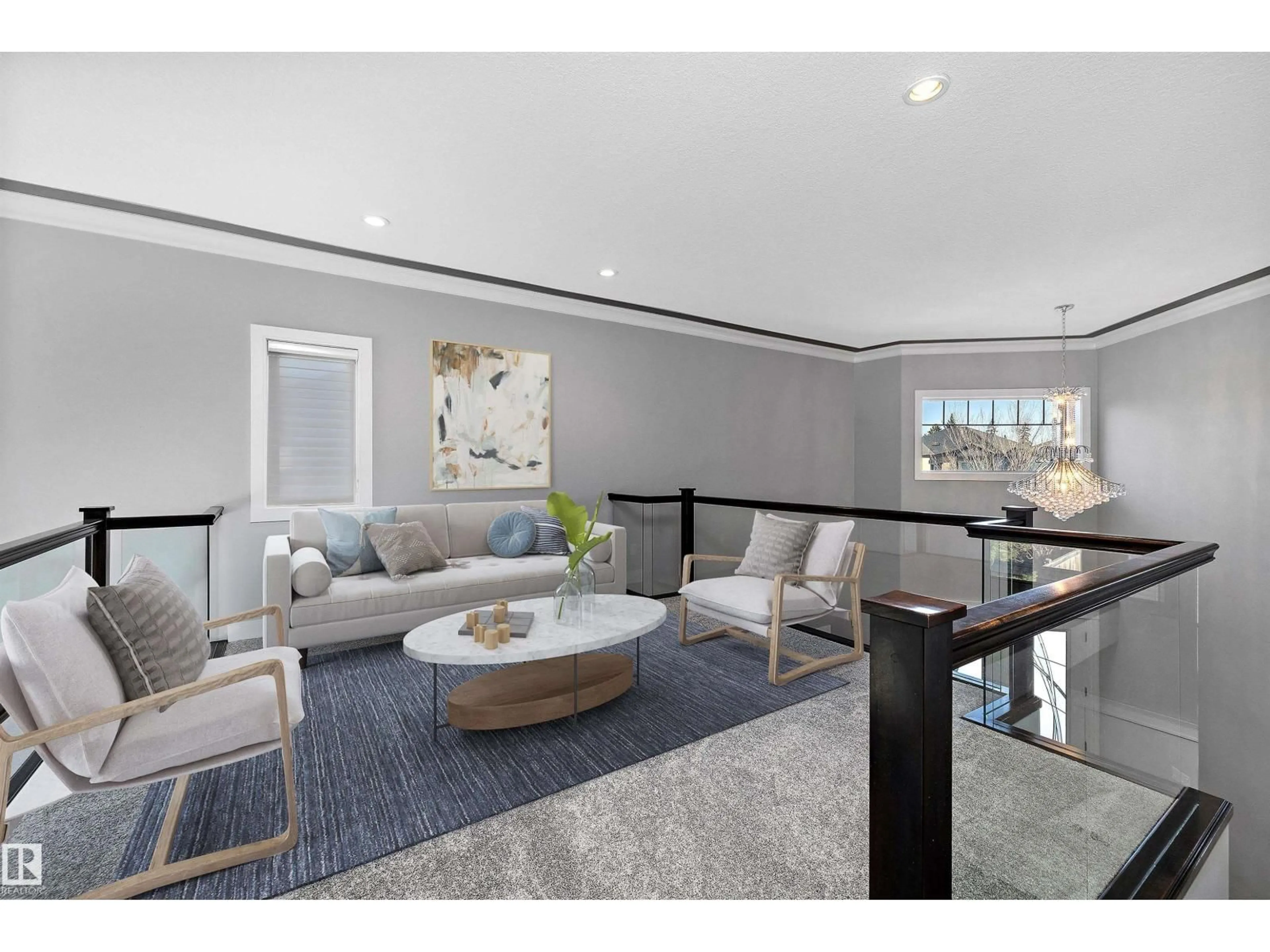 Living room with furniture, unknown for 1339 ADAMSON DR, Edmonton Alberta T6W2N8