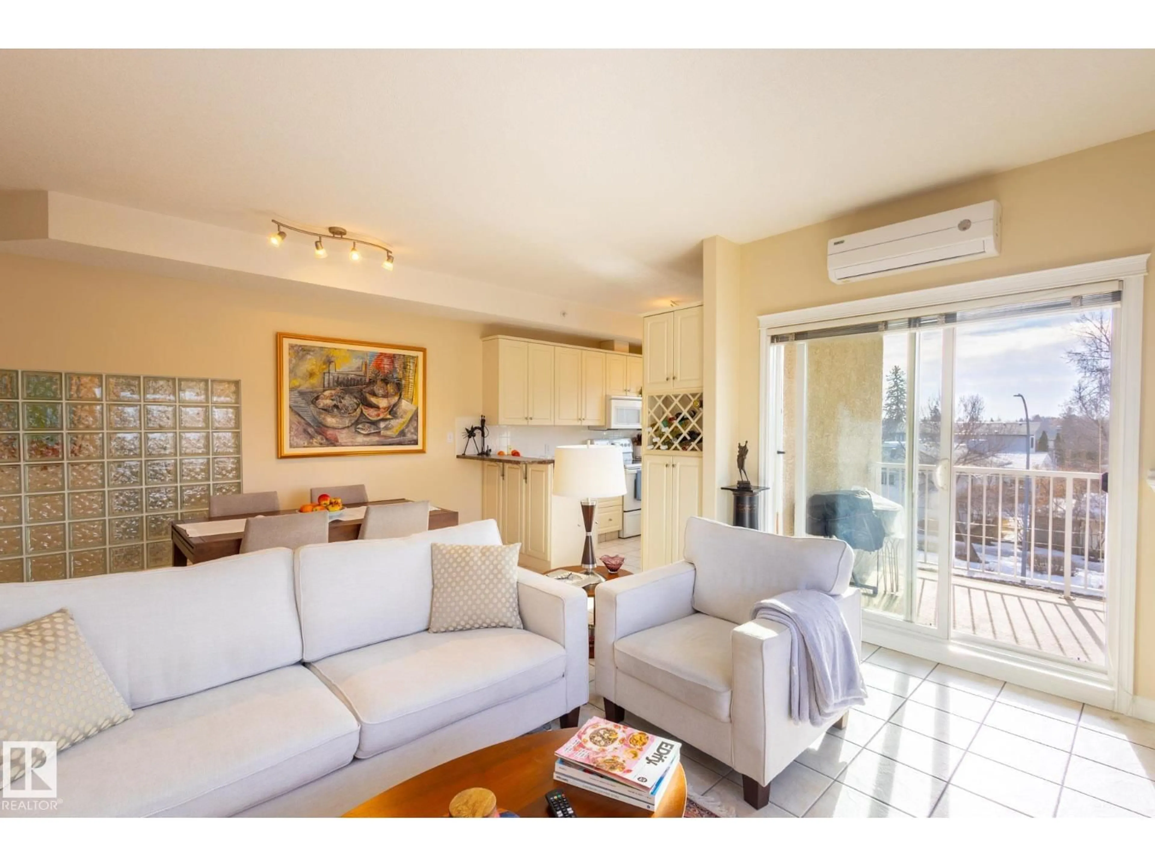 Living room with furniture, unknown for #306 - 10008 151 ST, Edmonton Alberta T5P1T3