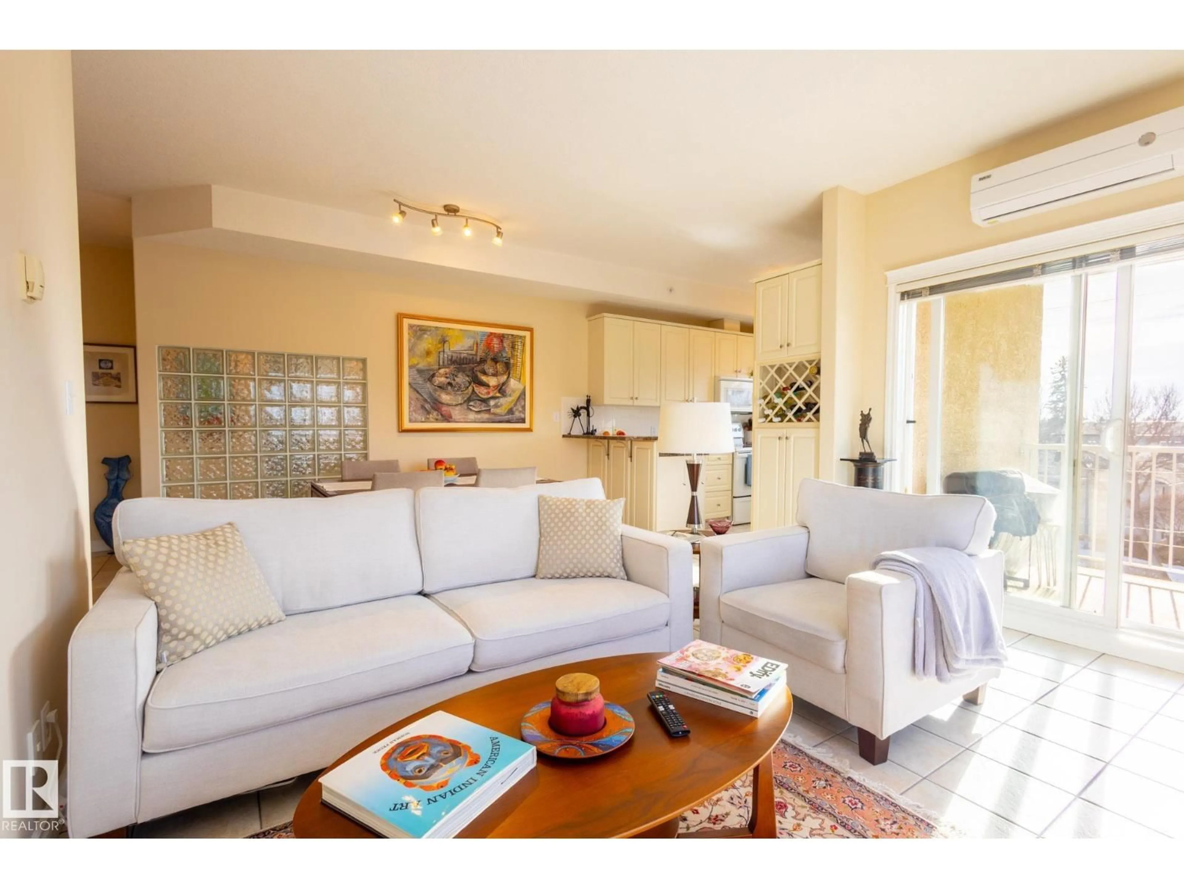 Living room with furniture, unknown for #306 - 10008 151 ST, Edmonton Alberta T5P1T3