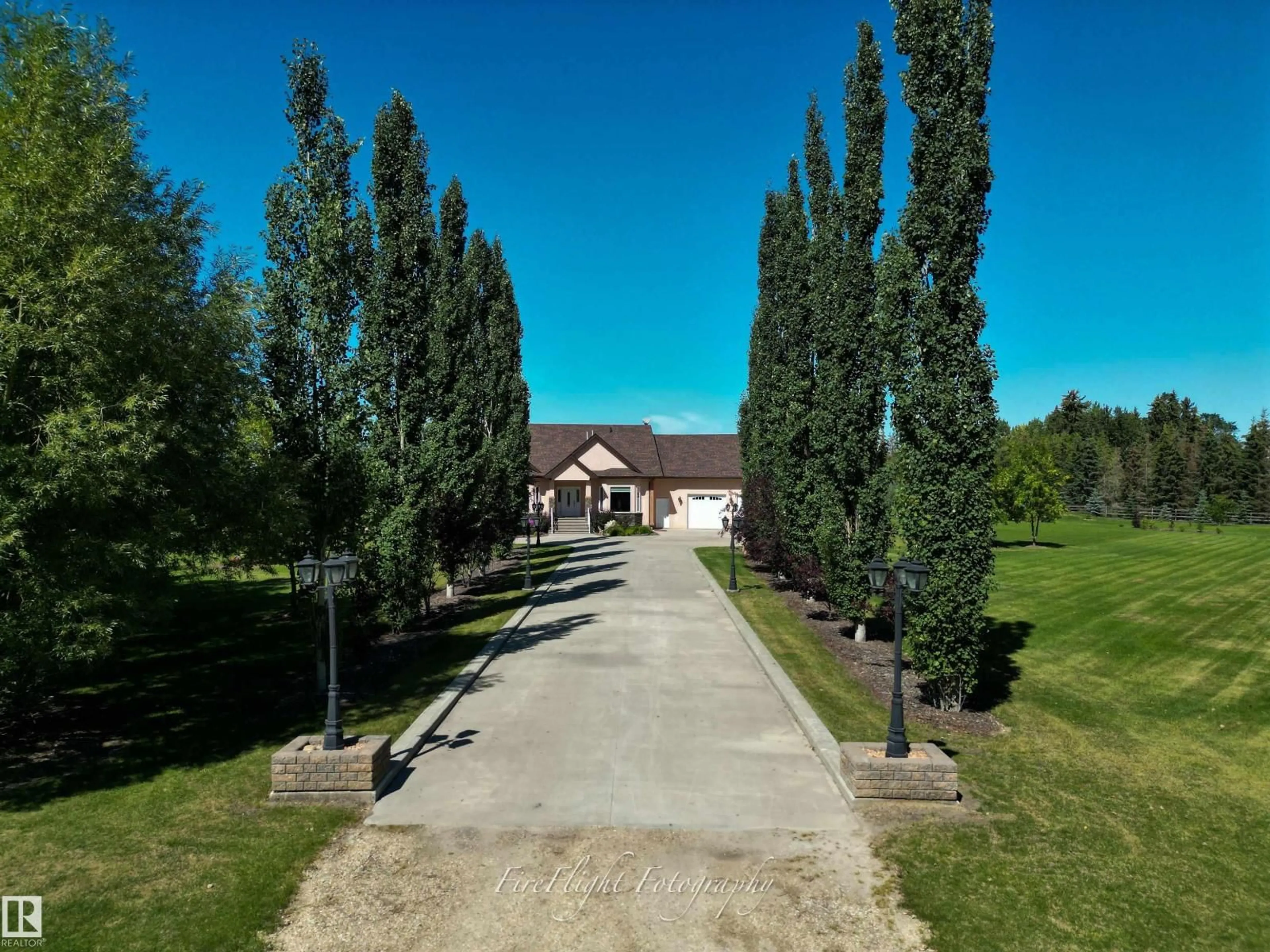 A pic from outside/outdoor area/front of a property/back of a property/a pic from drone, street for 60110 RR265 RD, Rural Westlock County Alberta T7P2P4