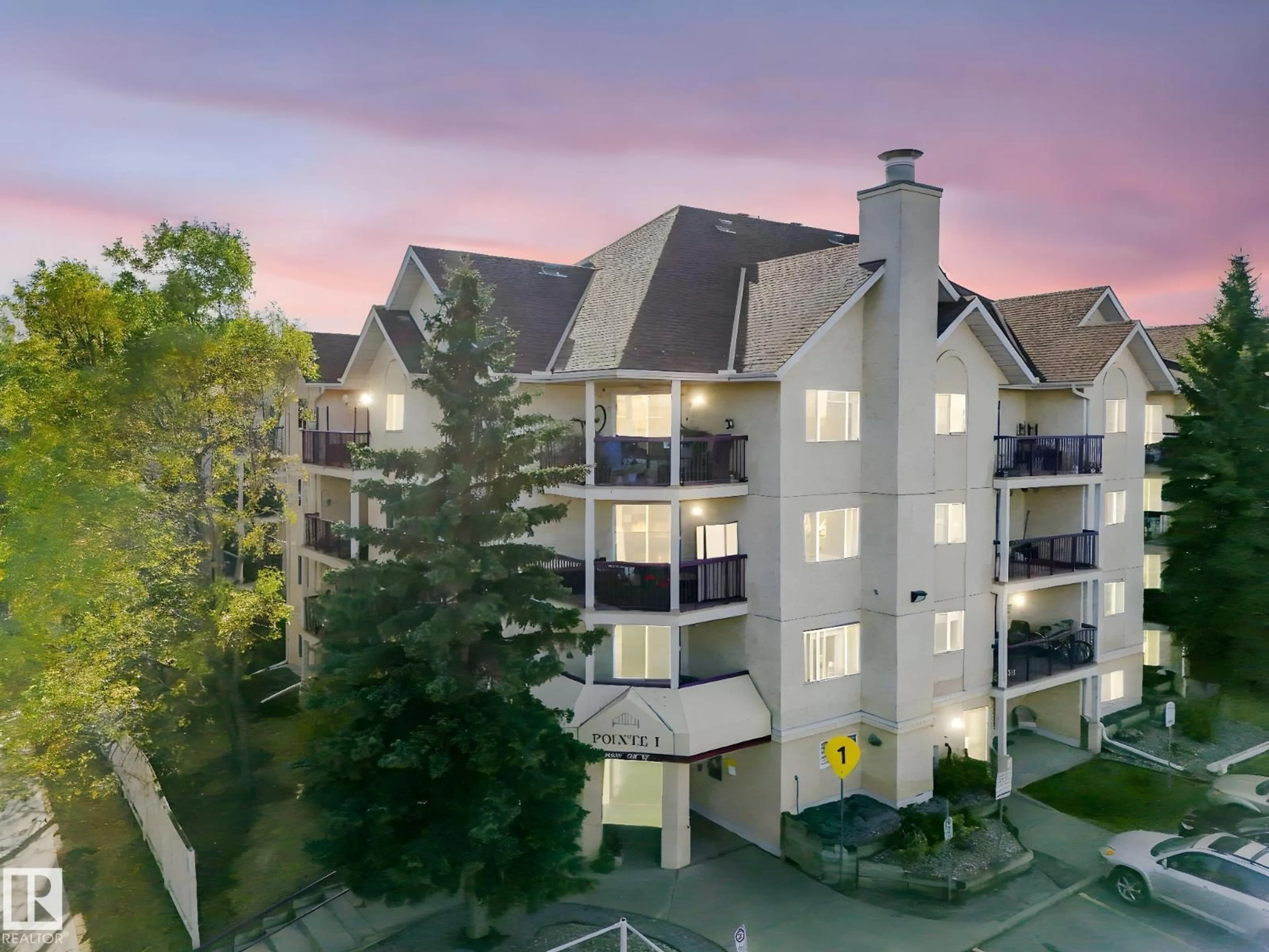 A pic from outside/outdoor area/front of a property/back of a property/a pic from drone, unknown for #309 - 10636 120 ST, Edmonton Alberta T5H4L5