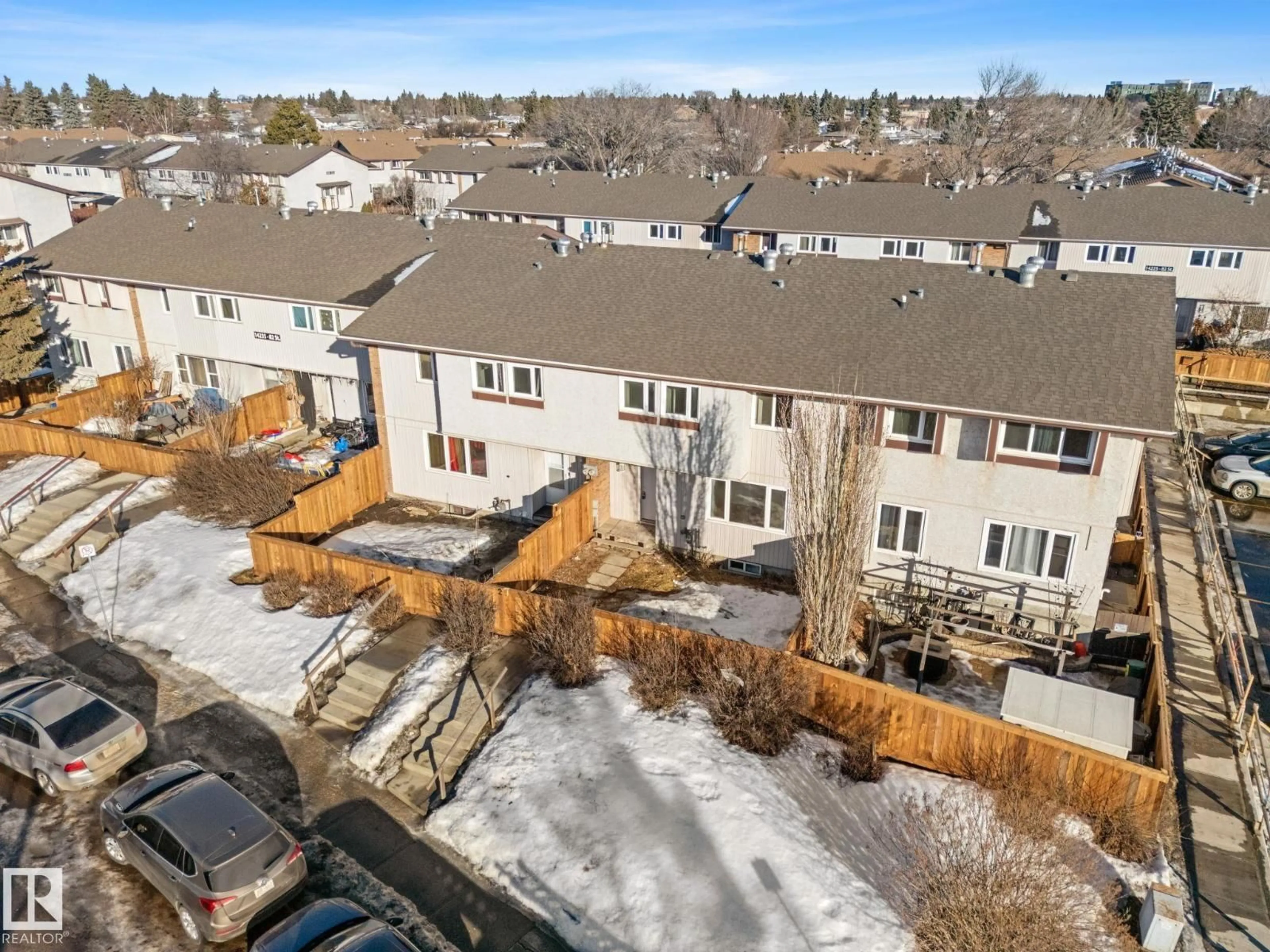 A pic from outside/outdoor area/front of a property/back of a property/a pic from drone, unknown for #2 - 14235 82 ST, Edmonton Alberta T5E2V7