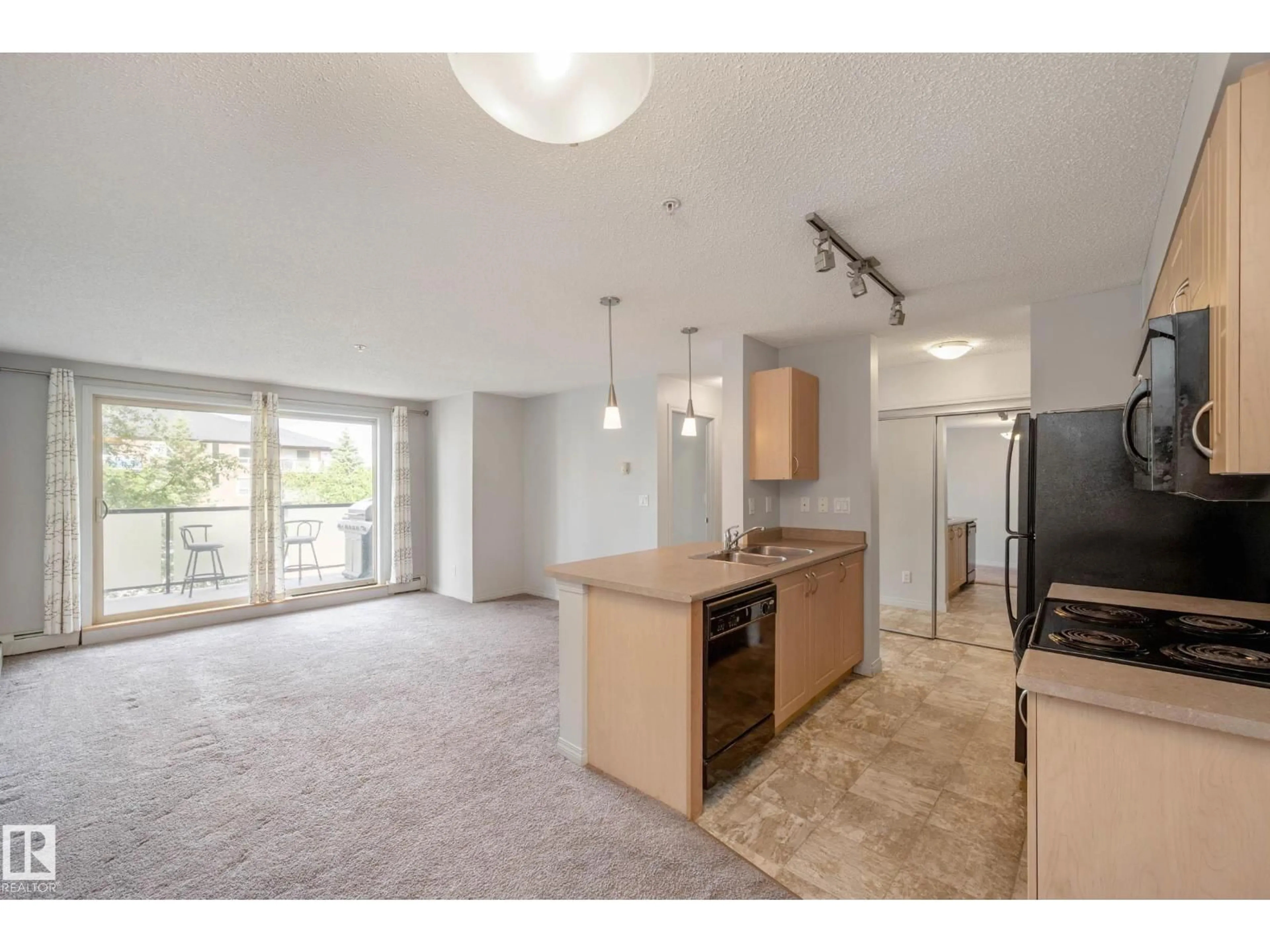 Open concept kitchen, unknown for 319 - 13907 136 ST NW, Edmonton Alberta T6V1Y5