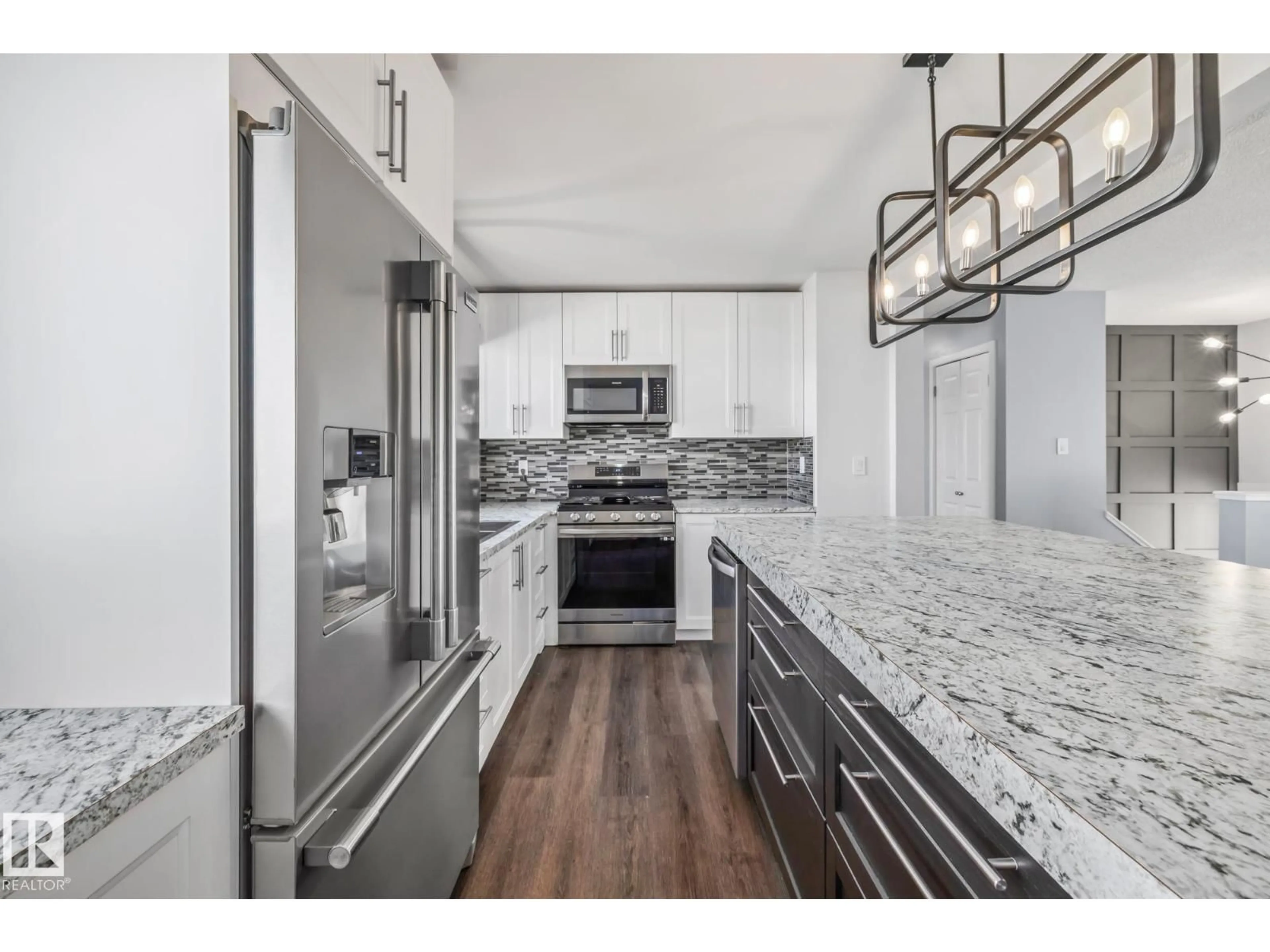 Open concept kitchen, unknown for 14911 96 ST, Edmonton Alberta T5E4B9