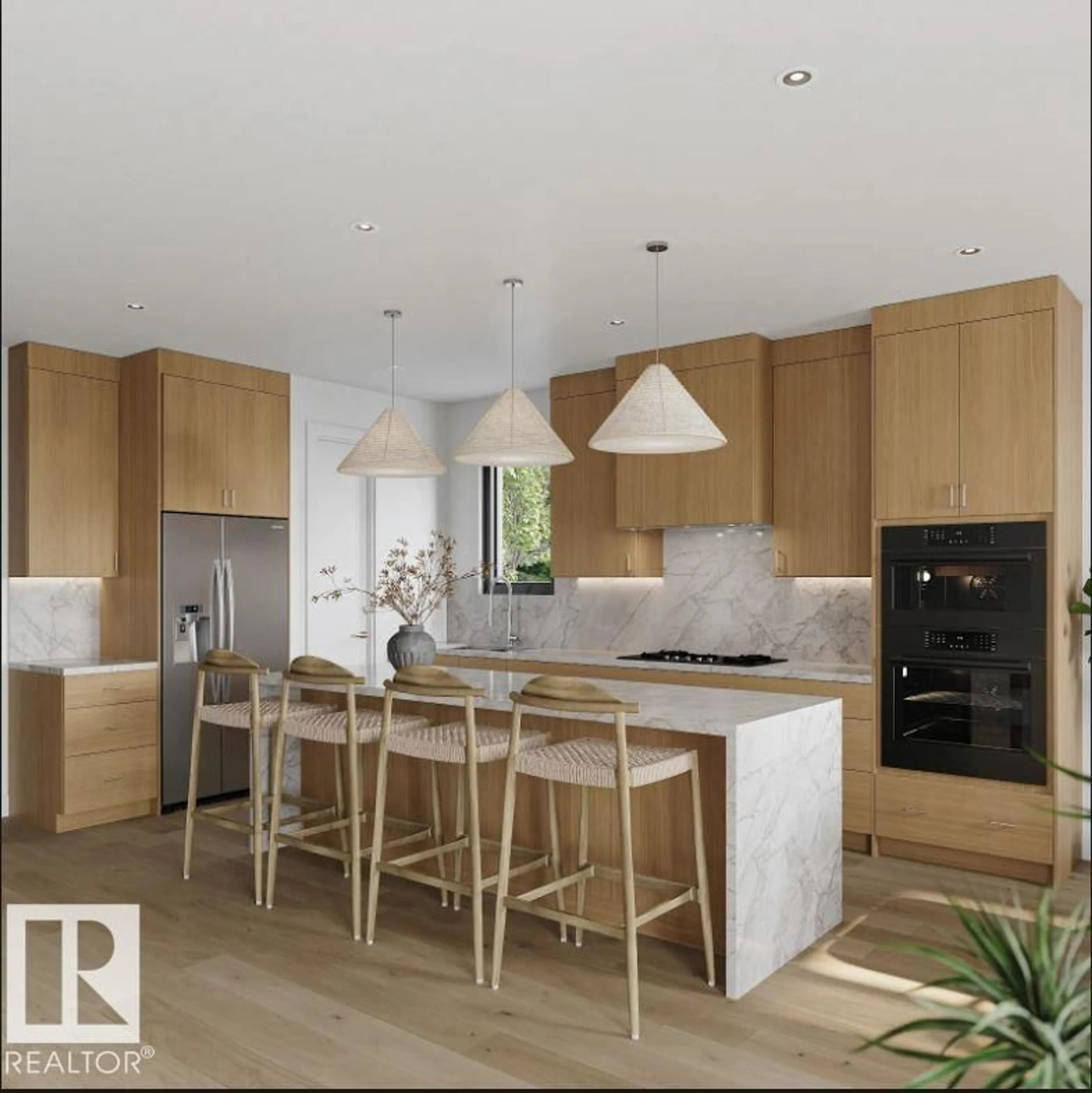 Contemporary kitchen, unknown for 3269 GRANVILLE DR, Edmonton Alberta T5T5X9