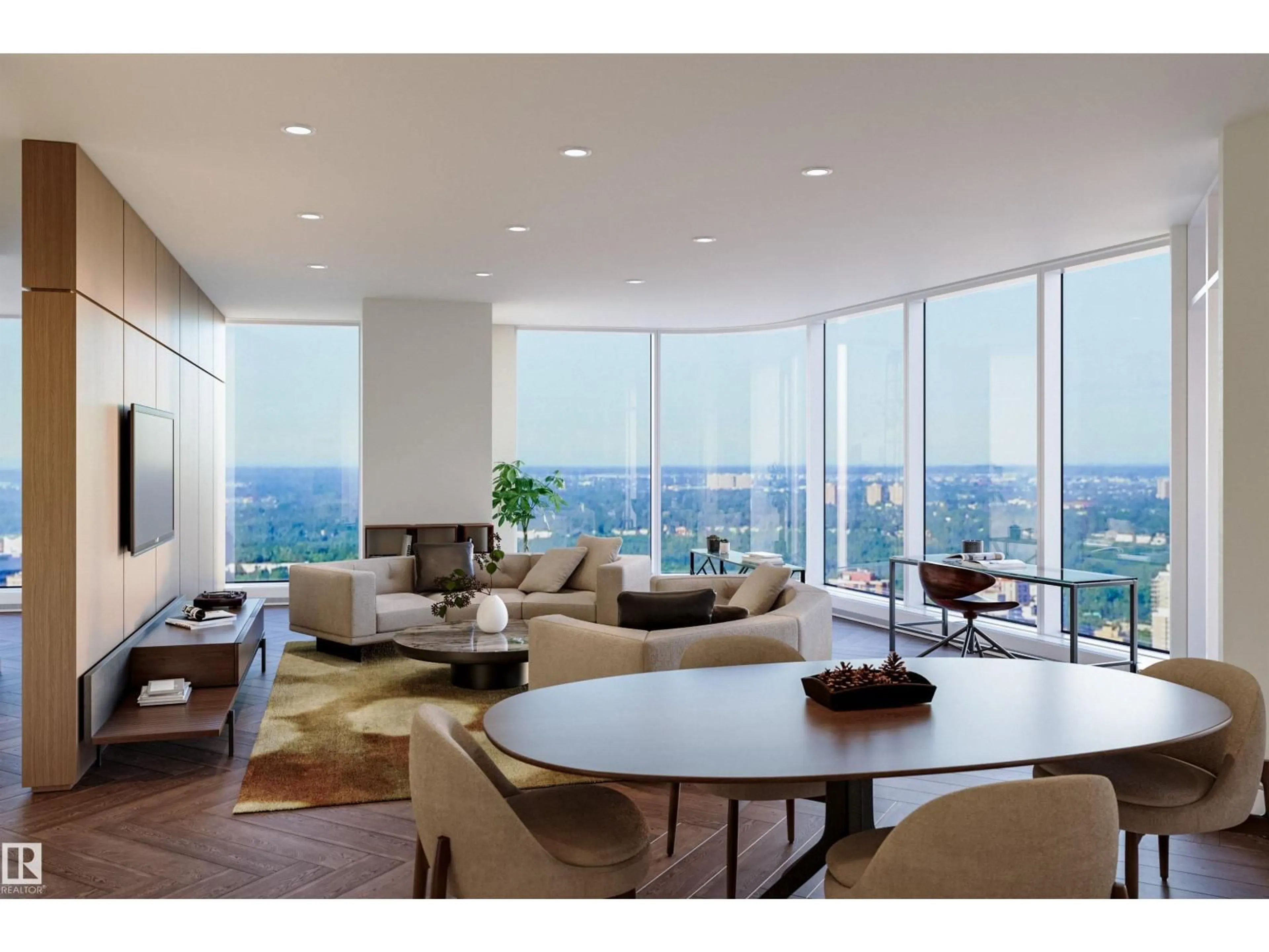 Living room with furniture, unknown for 10360 NW - 4603 102 ST, Edmonton Alberta T5J0K6