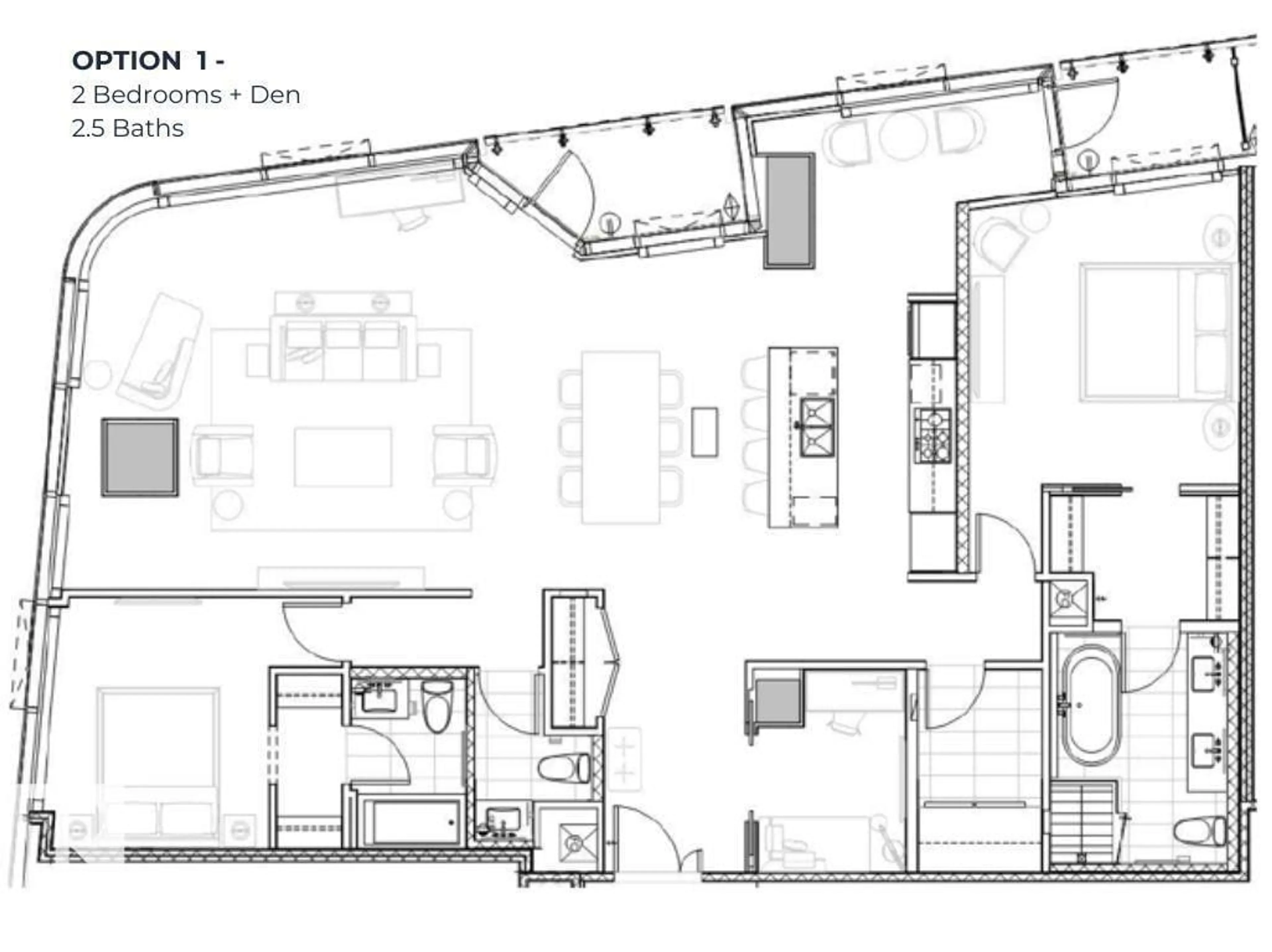 Floor plan for 10360 NW - 4603 102 ST, Edmonton Alberta T5J0K6