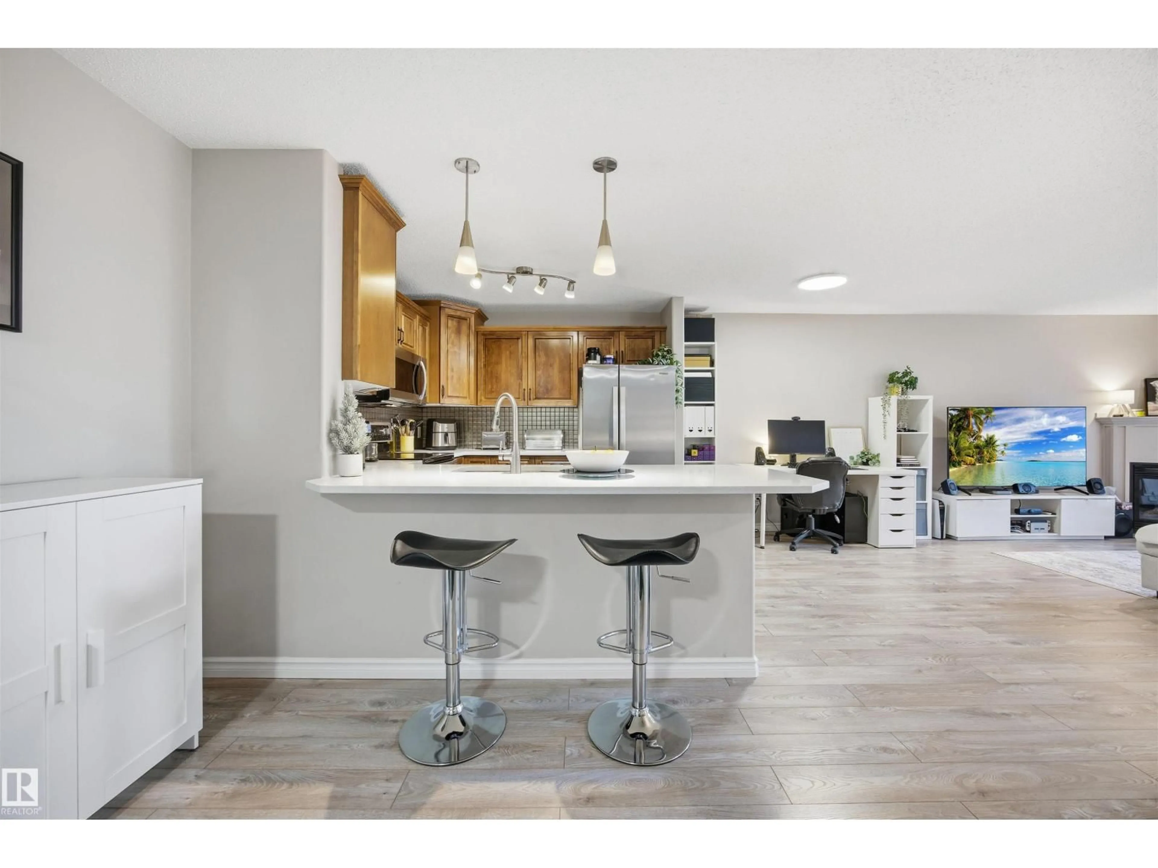 Open concept kitchen, unknown for 310 17407 99 AV NW, Edmonton Alberta T5T0W7