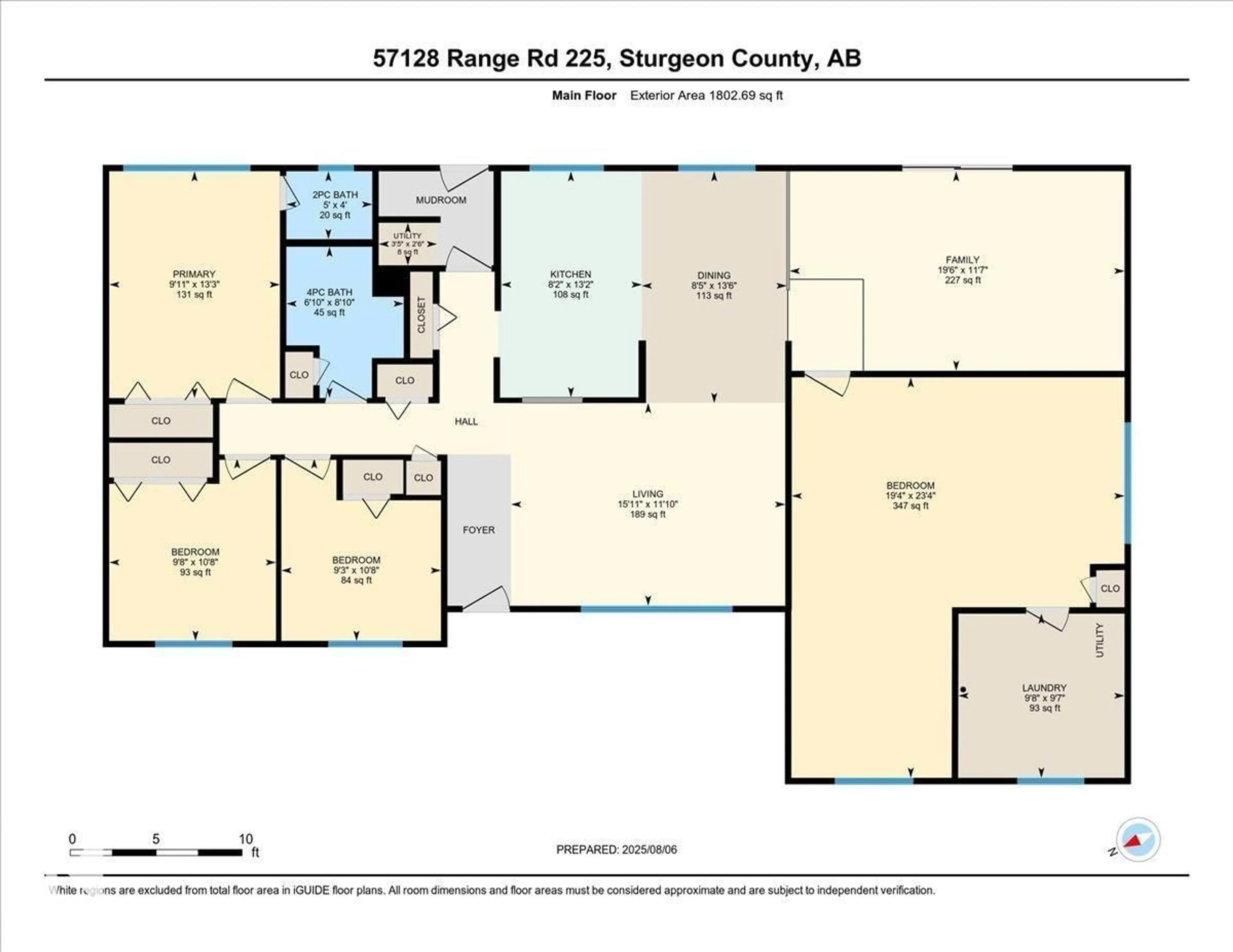 Floor plan for 57128 RGE ROAD 225, Rural Sturgeon County Alberta T0A1N5