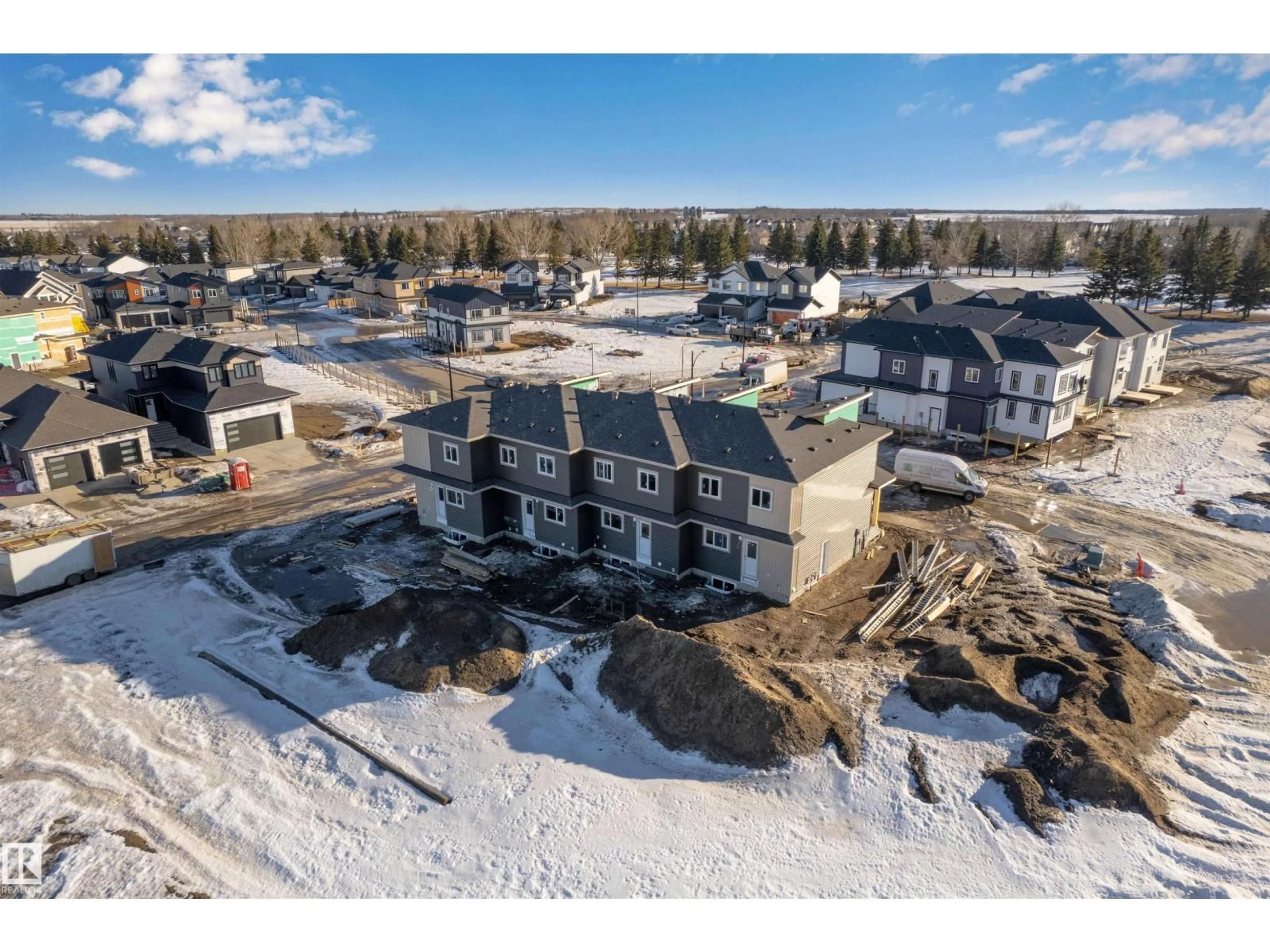 A pic from outside/outdoor area/front of a property/back of a property/a pic from drone, unknown for 171 GRAYBRIAR DR, Stony Plain Alberta T7Z0P3