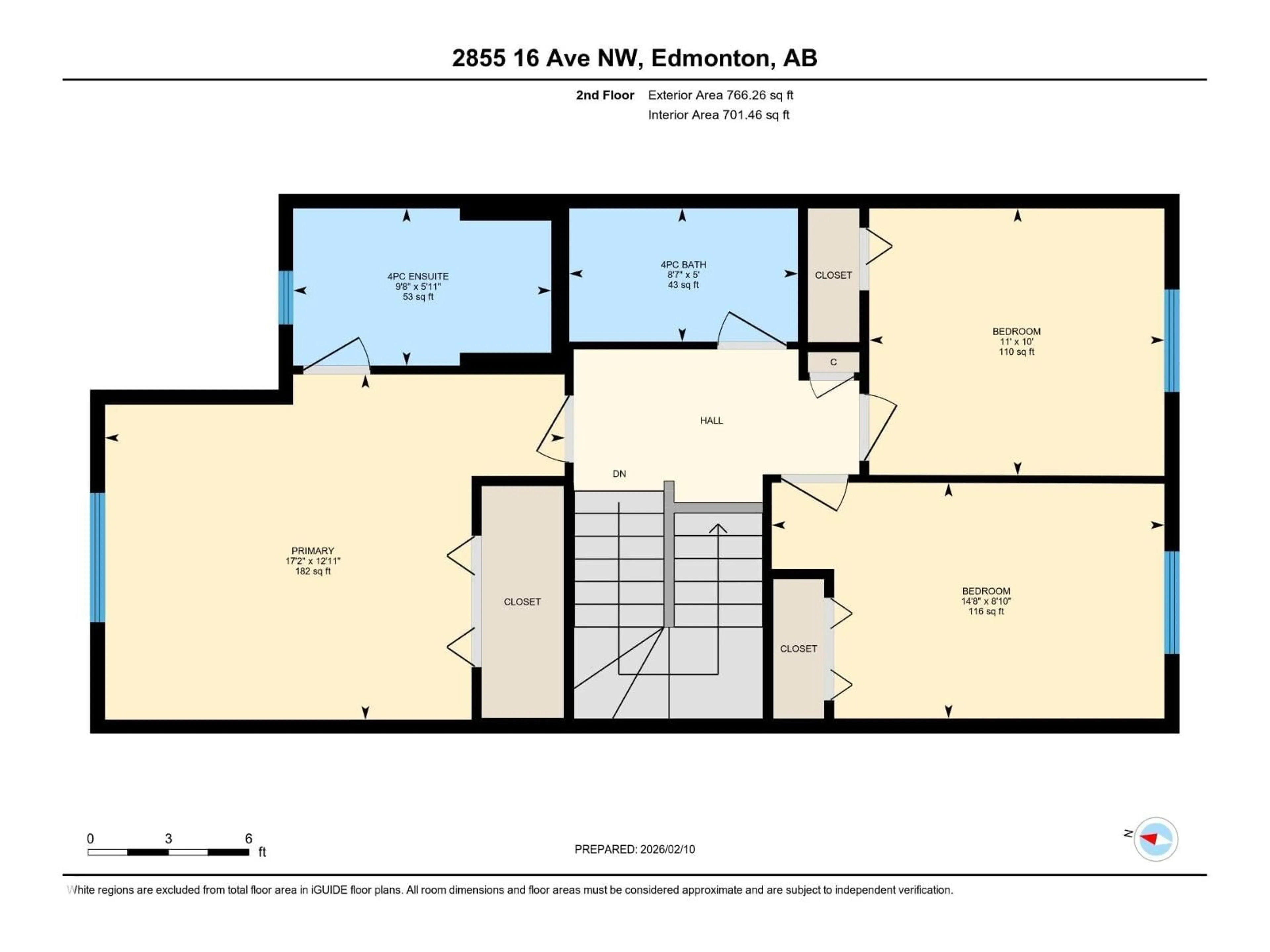 Floor plan for 2855 16 AV, Edmonton Alberta T6T0Z6