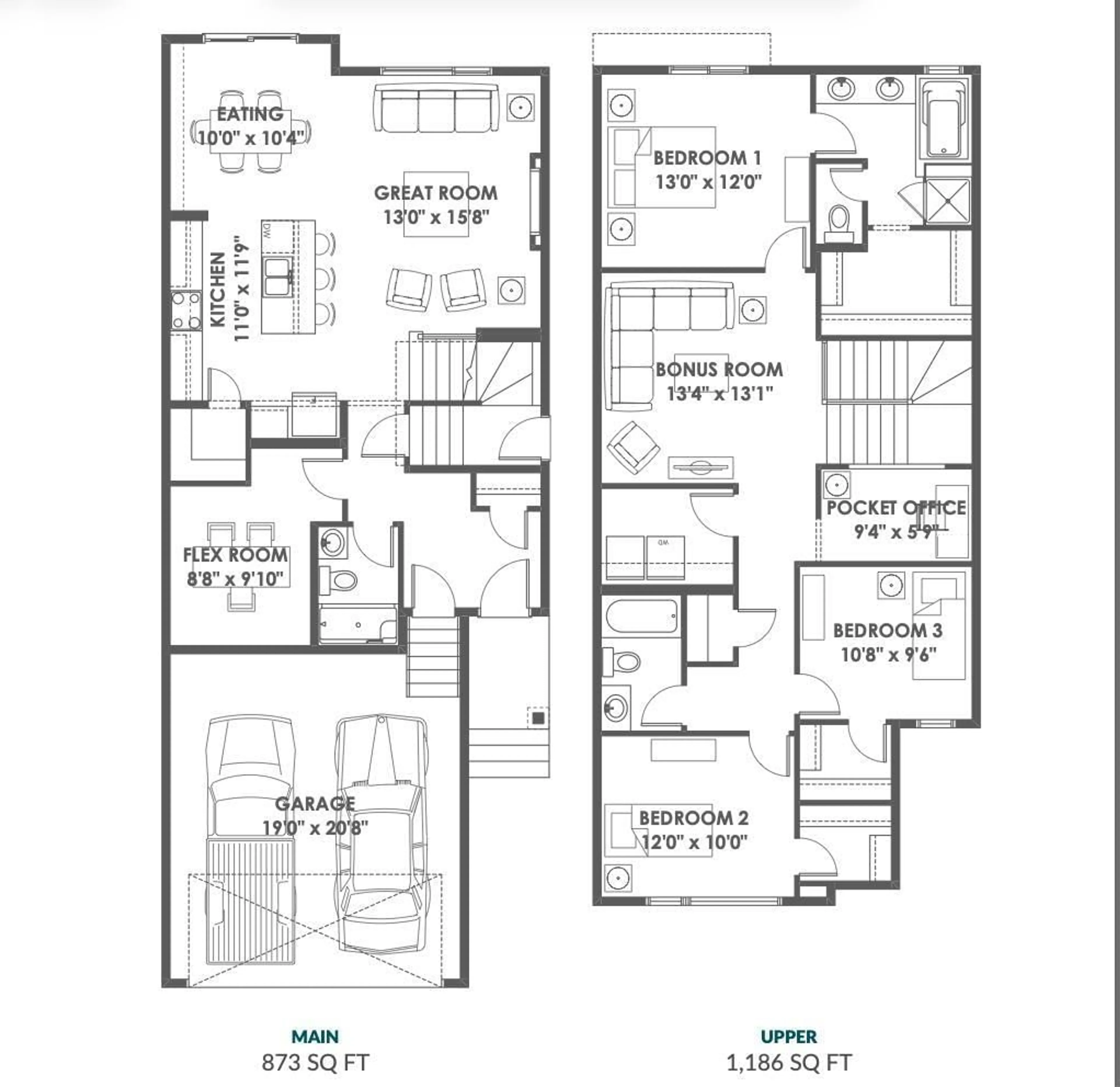 Floor plan for 5433 HAWTHORN RUN, Edmonton Alberta T6X3K5