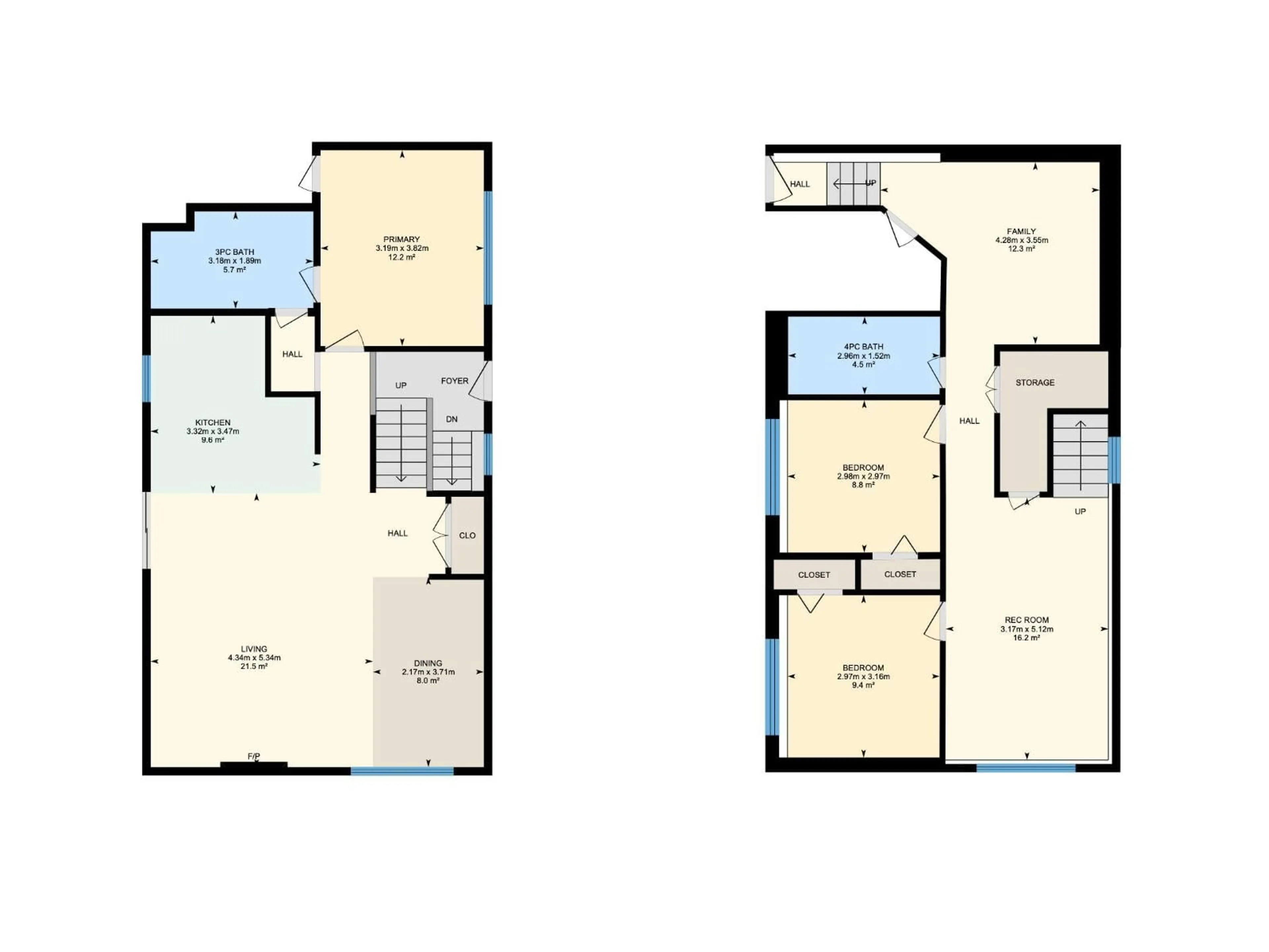 Floor plan for 73 GROSVENOR BV, St. Albert Alberta T8N0X8