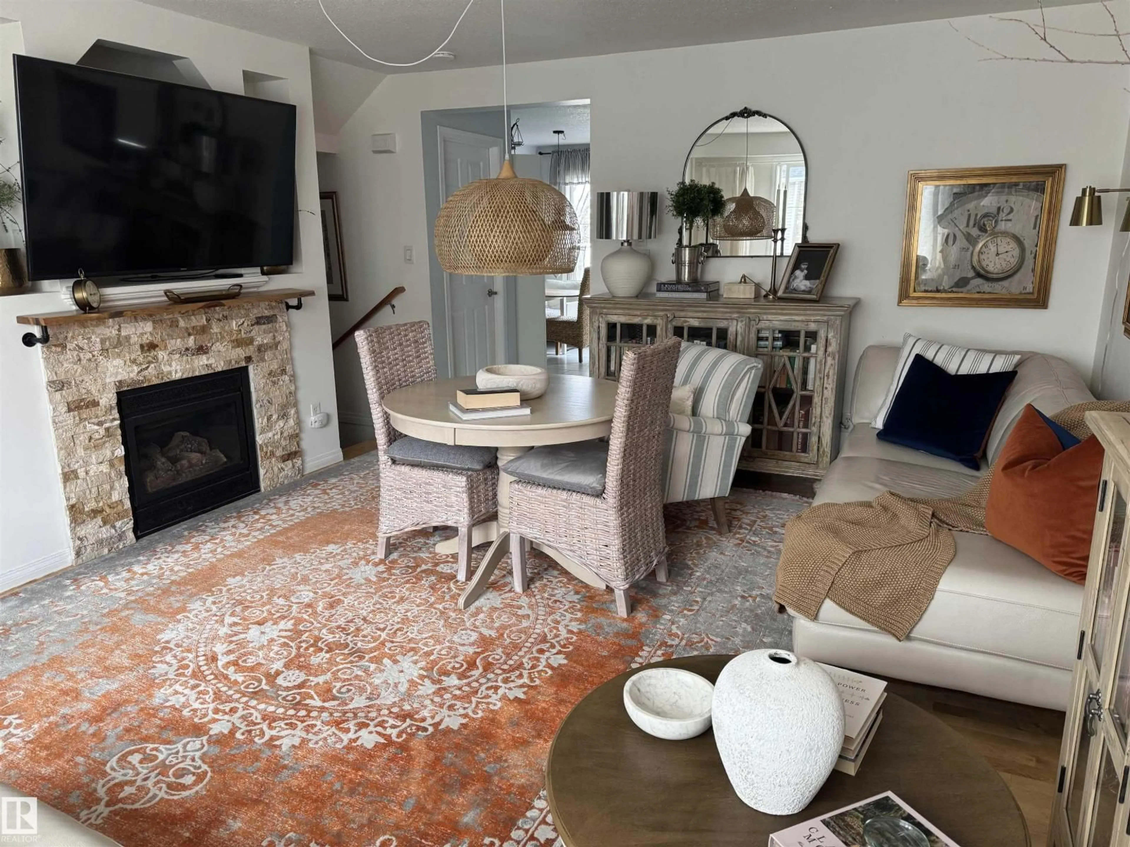 Living room with furniture, unknown for 208 - 178 BRIDGEPORT BV, Leduc Alberta T9E8S8