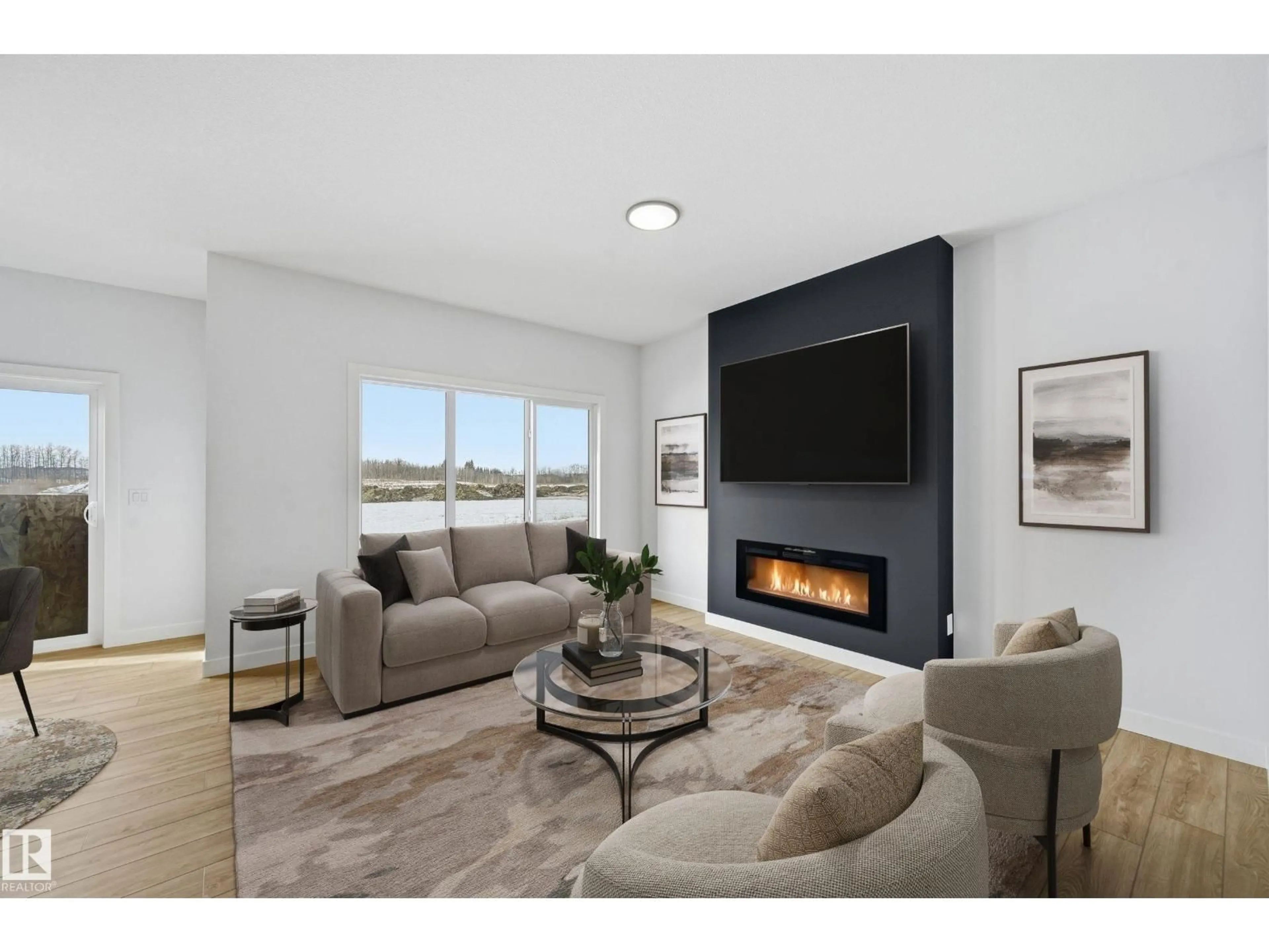 Living room with furniture, unknown for 15 GABLE CM, Spruce Grove Alberta T7X2W2