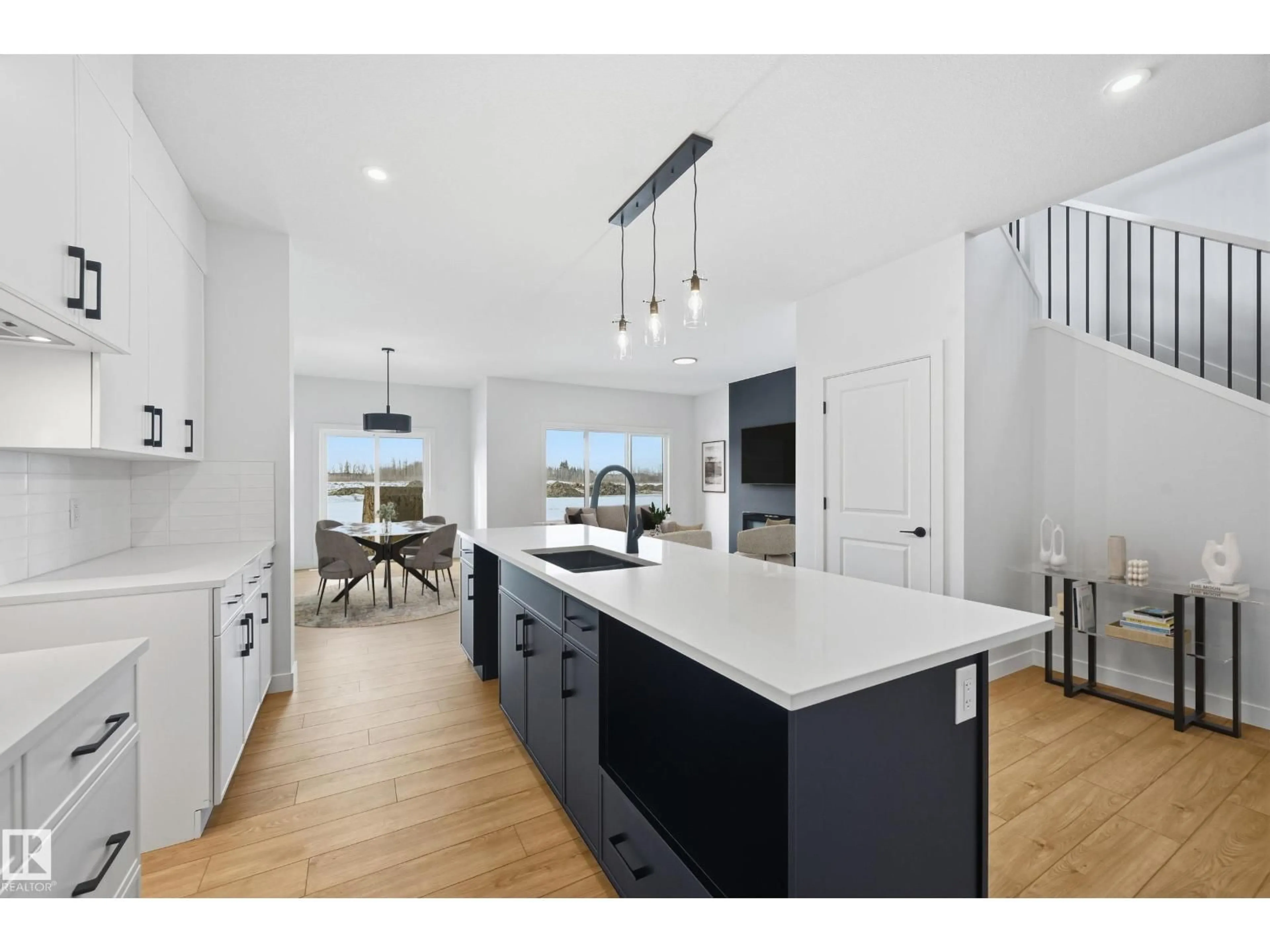 Open concept kitchen, unknown for 15 GABLE CM, Spruce Grove Alberta T7X2W2