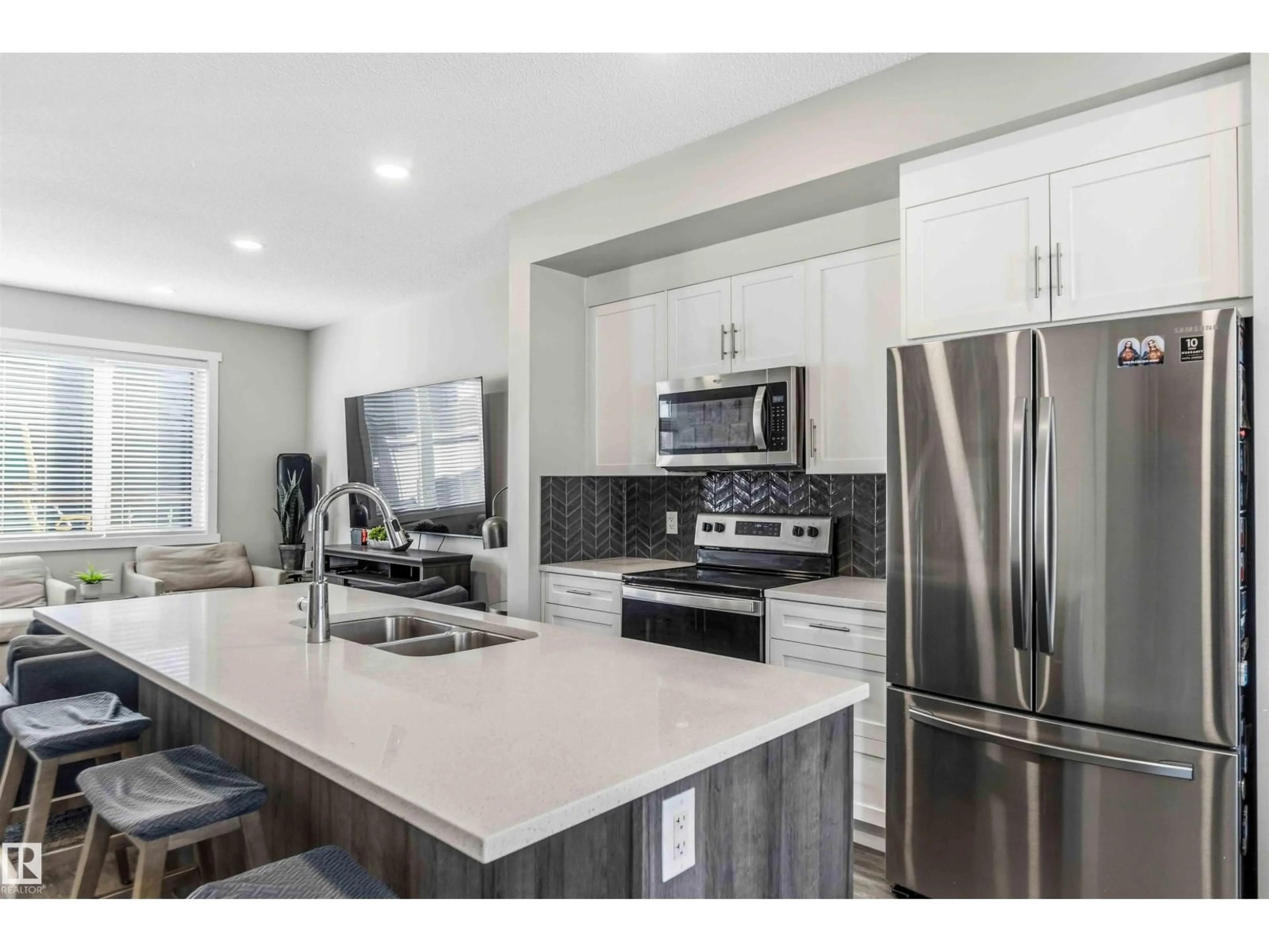 Open concept kitchen, unknown for NW - 1908 25 ST, Edmonton Alberta T6T2H7