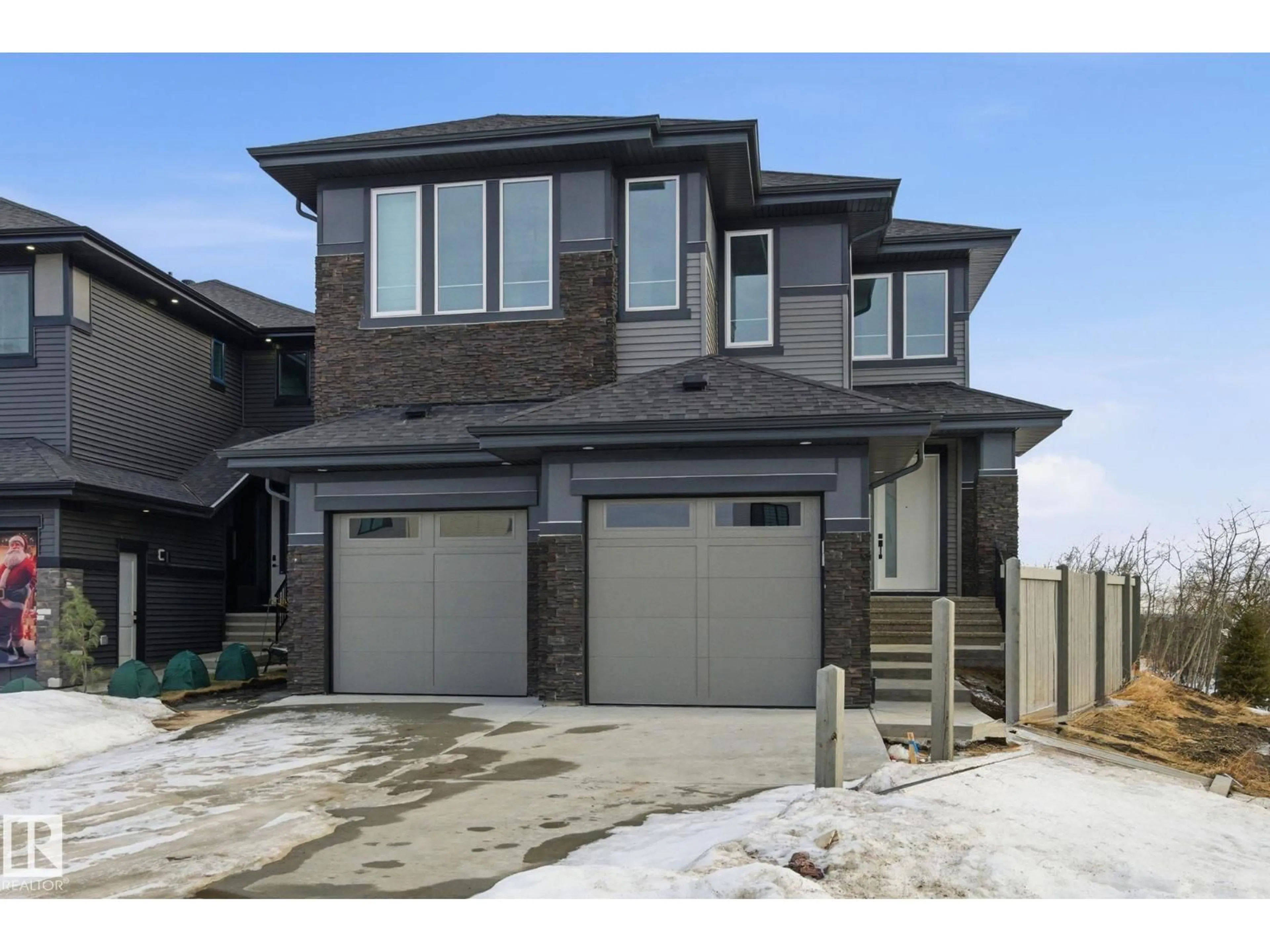 Home with brick exterior material, street for 17107 3 ST, Edmonton Alberta T5Y4G8