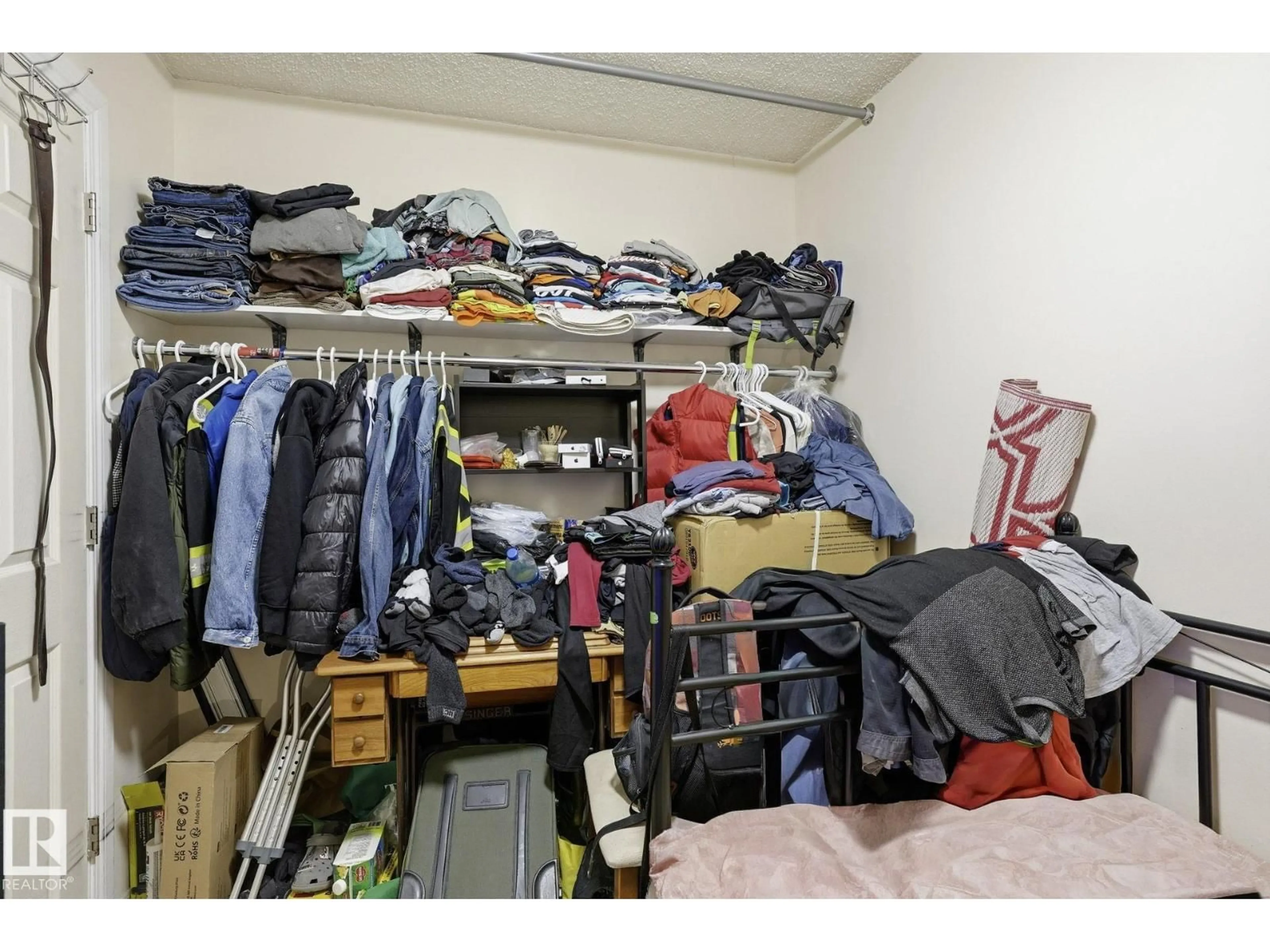 Storage room or clothes room or walk-in closet for 16B - 18305 89 AV, Edmonton Alberta T5T1X2
