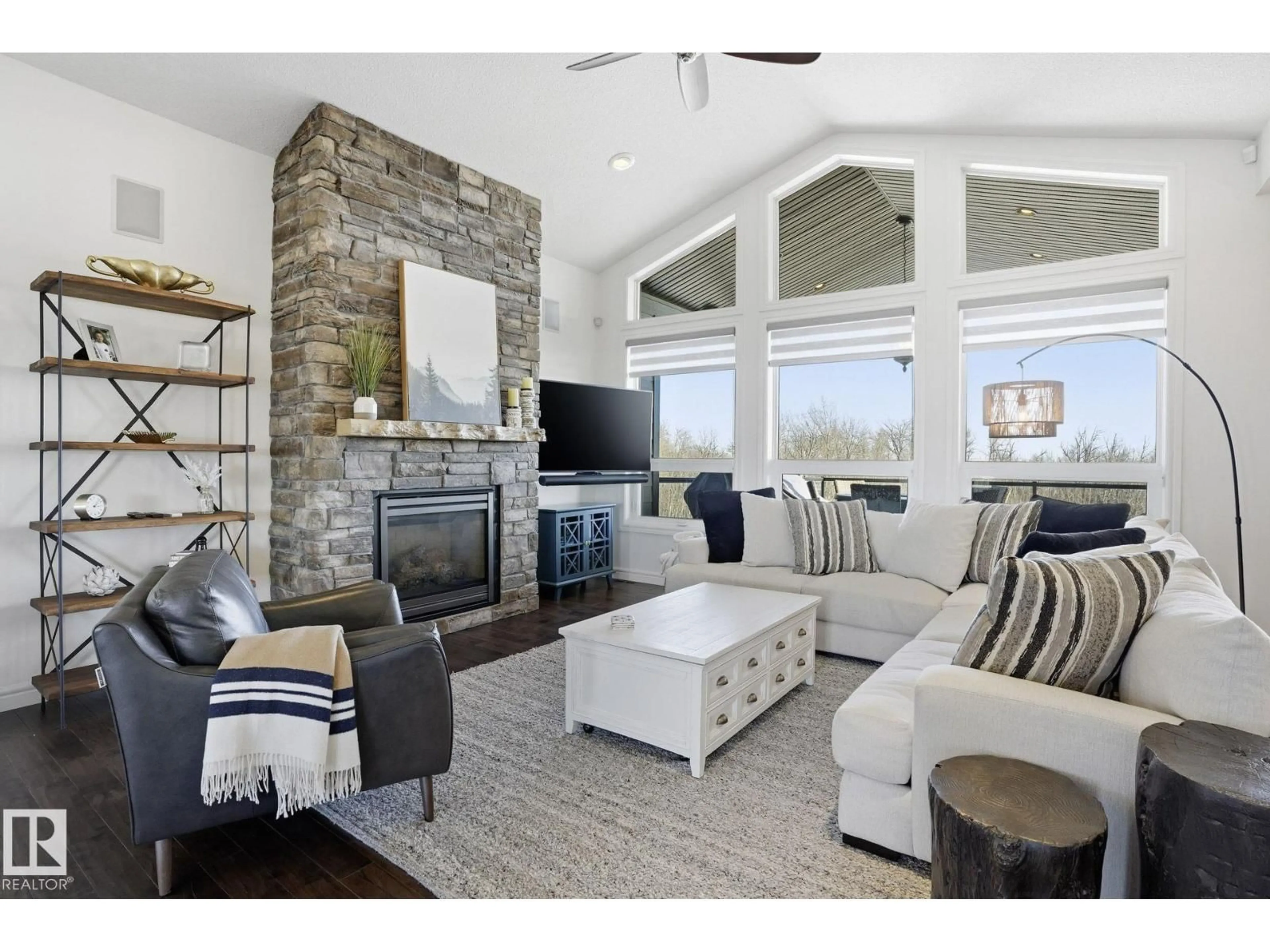 Living room with furniture, unknown for #11 - 1118 TWP ROAD 534, Rural Parkland County Alberta T7Y0B6