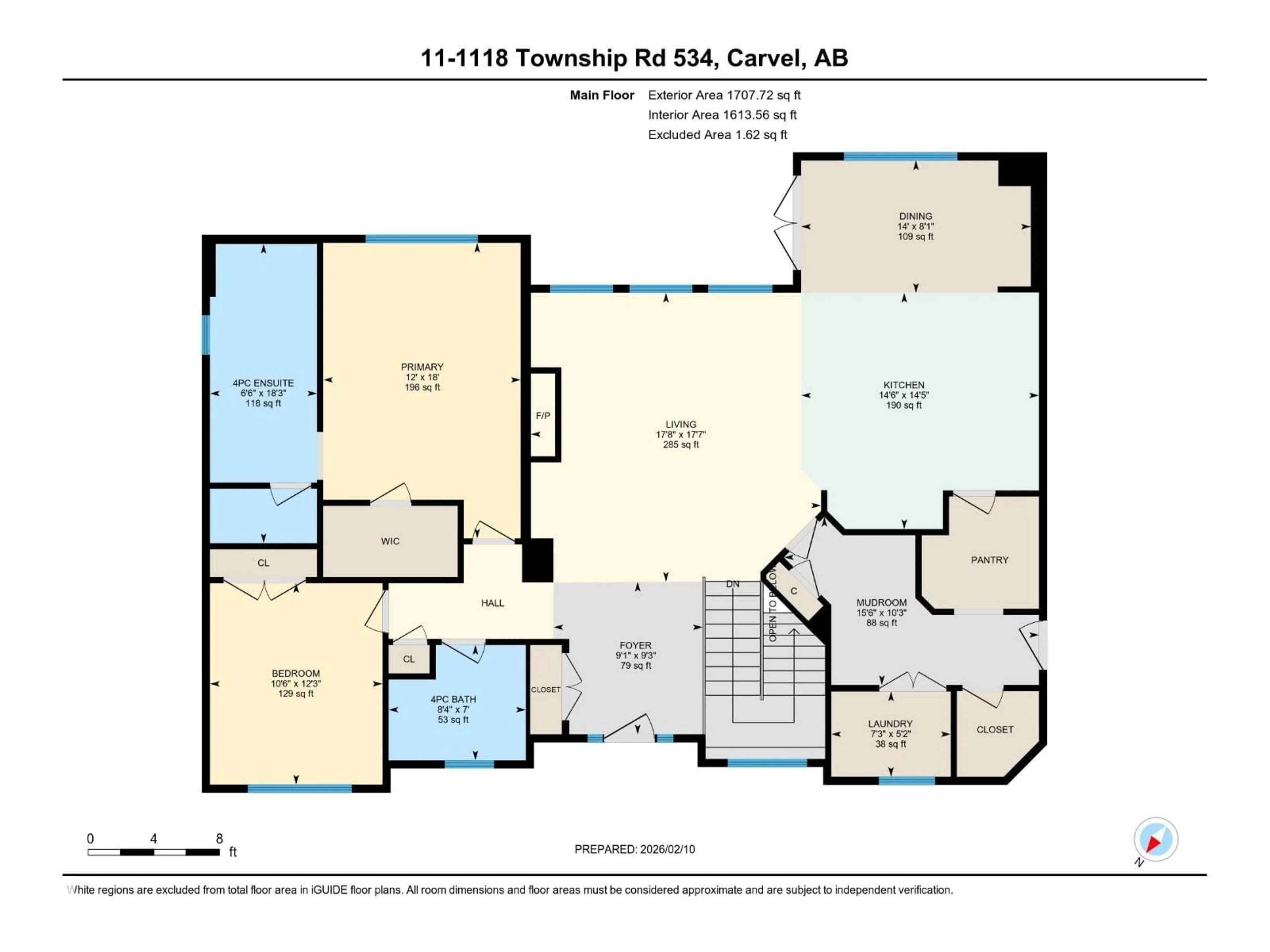 Floor plan for #11 - 1118 TWP ROAD 534, Rural Parkland County Alberta T7Y0B6