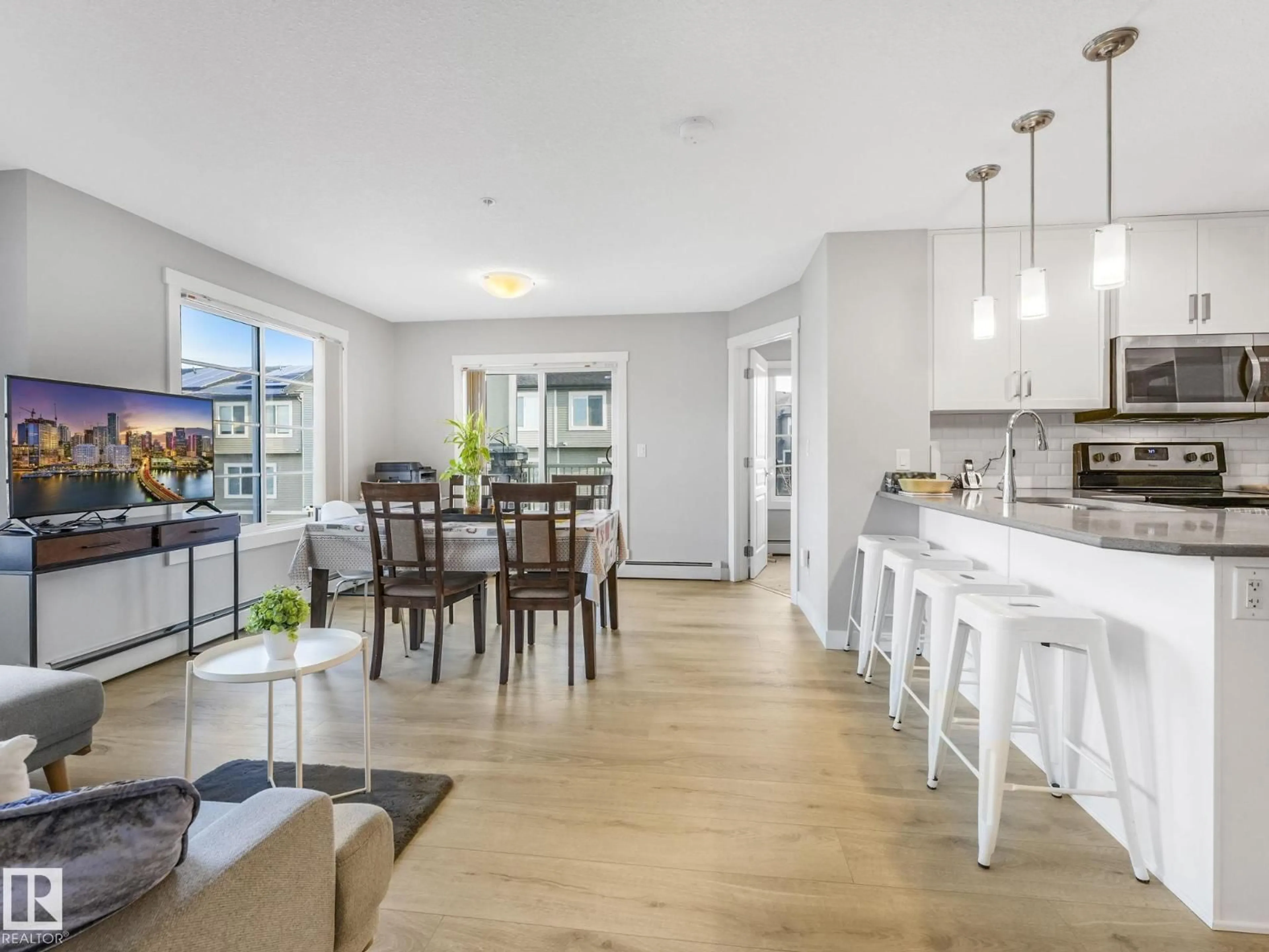 Open concept kitchen, unknown for 201 - 3670 139 AV, Edmonton Alberta T5Y3N5