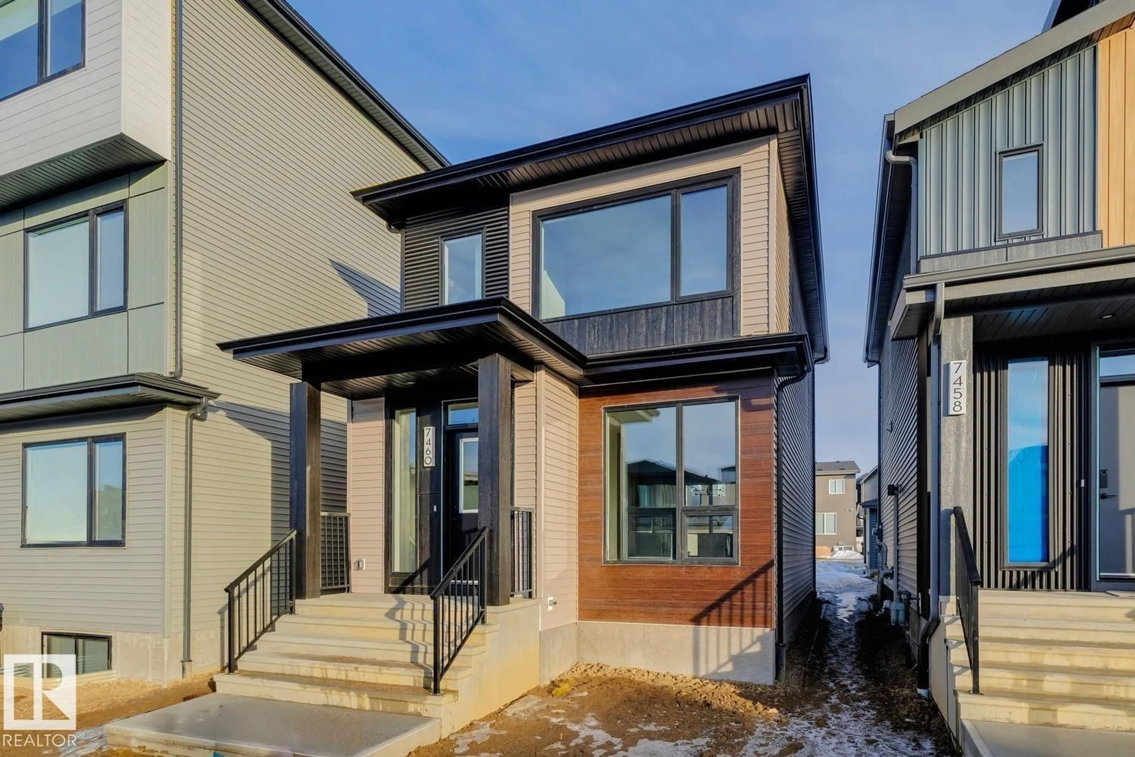 Home with brick exterior material, street for 7460 KLAPSTEIN CR, Edmonton Alberta T6W5N5
