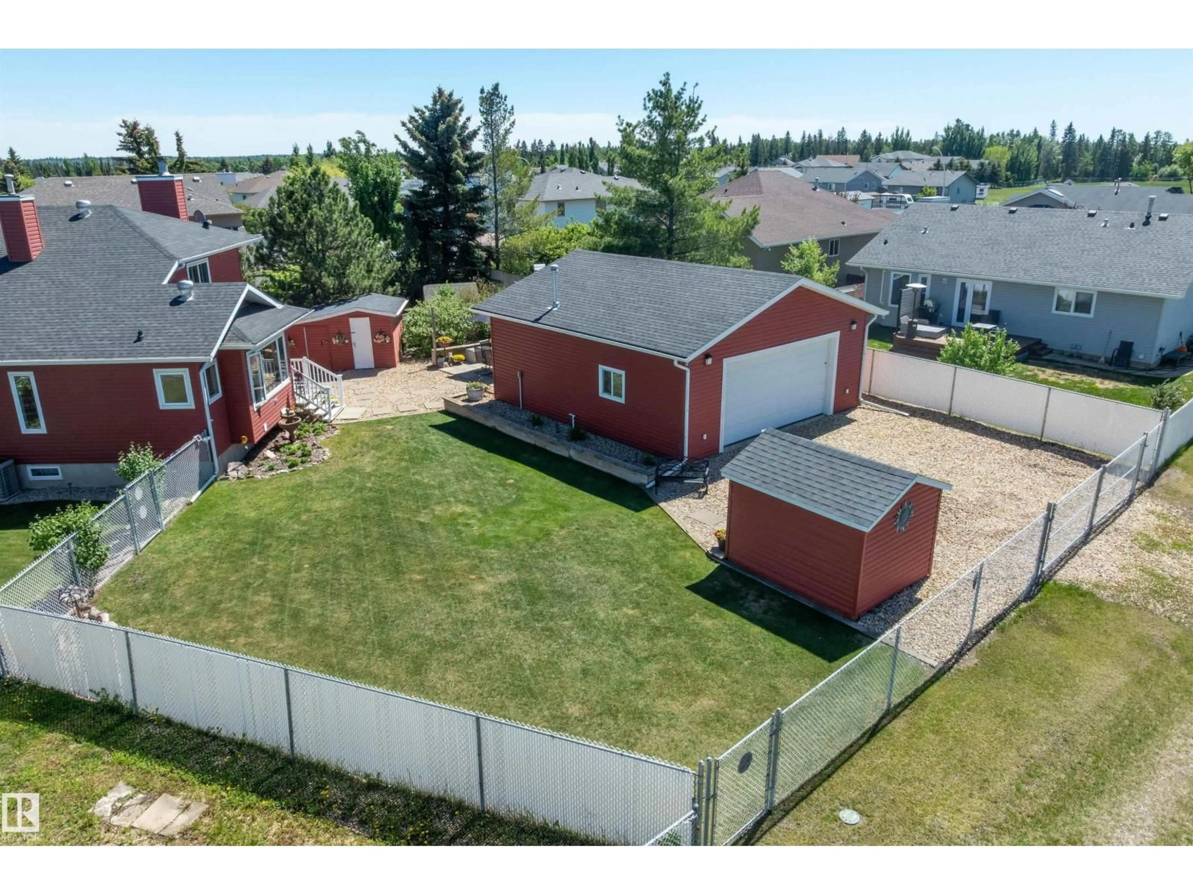 A pic from outside/outdoor area/front of a property/back of a property/a pic from drone, street for 204 WEST LIBERTY CR, Millet Alberta T0C1Z0