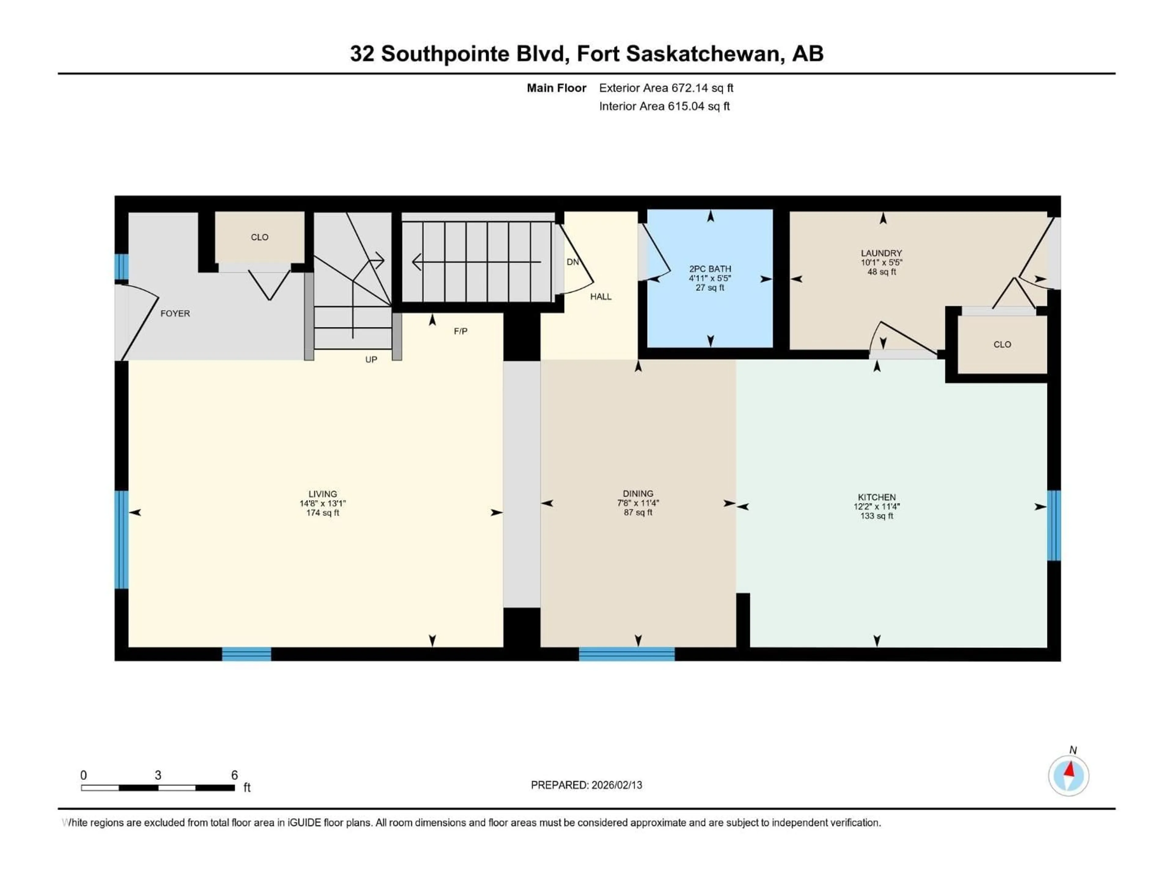 Floor plan for 32 SOUTHPOINTE BV, Fort Saskatchewan Alberta T8L0V2