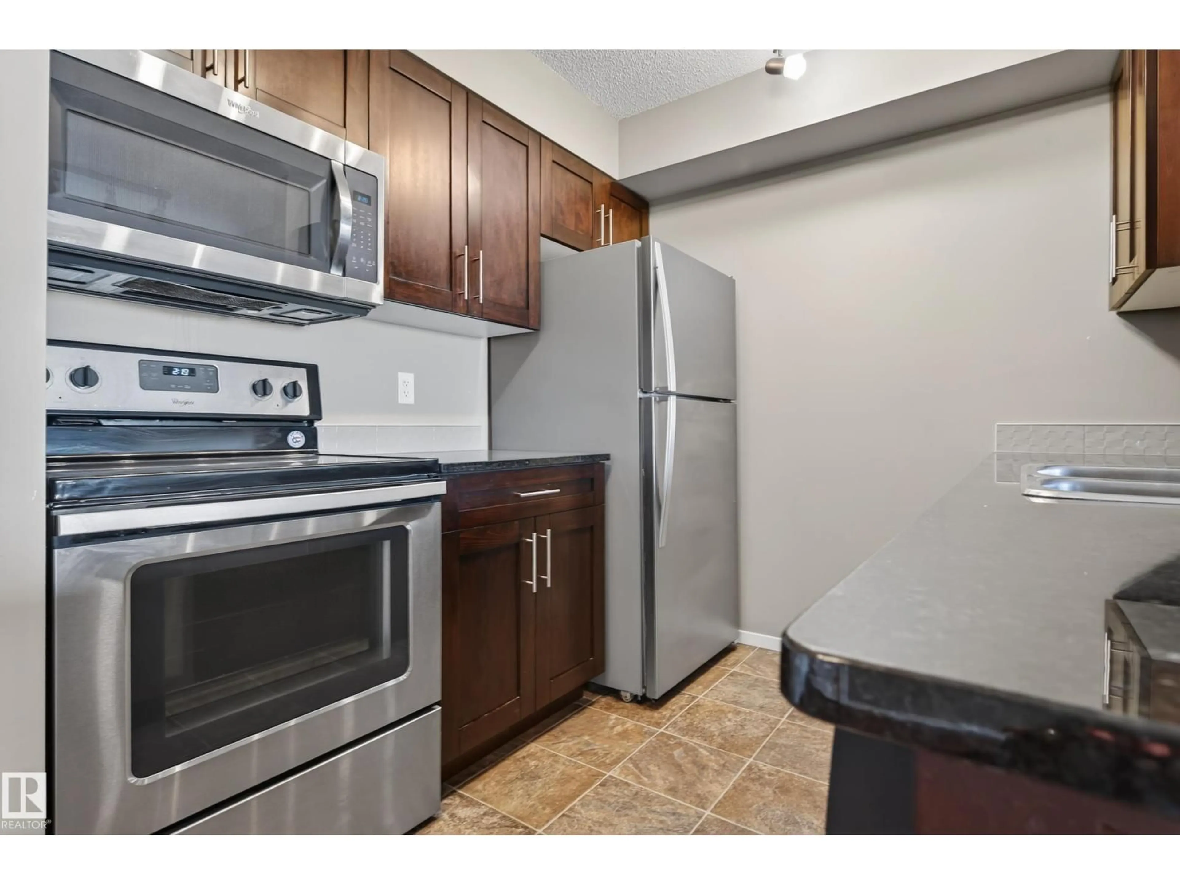 Standard kitchen, unknown for #404 - 5370 CHAPPELLE RD, Edmonton Alberta T6W3L5