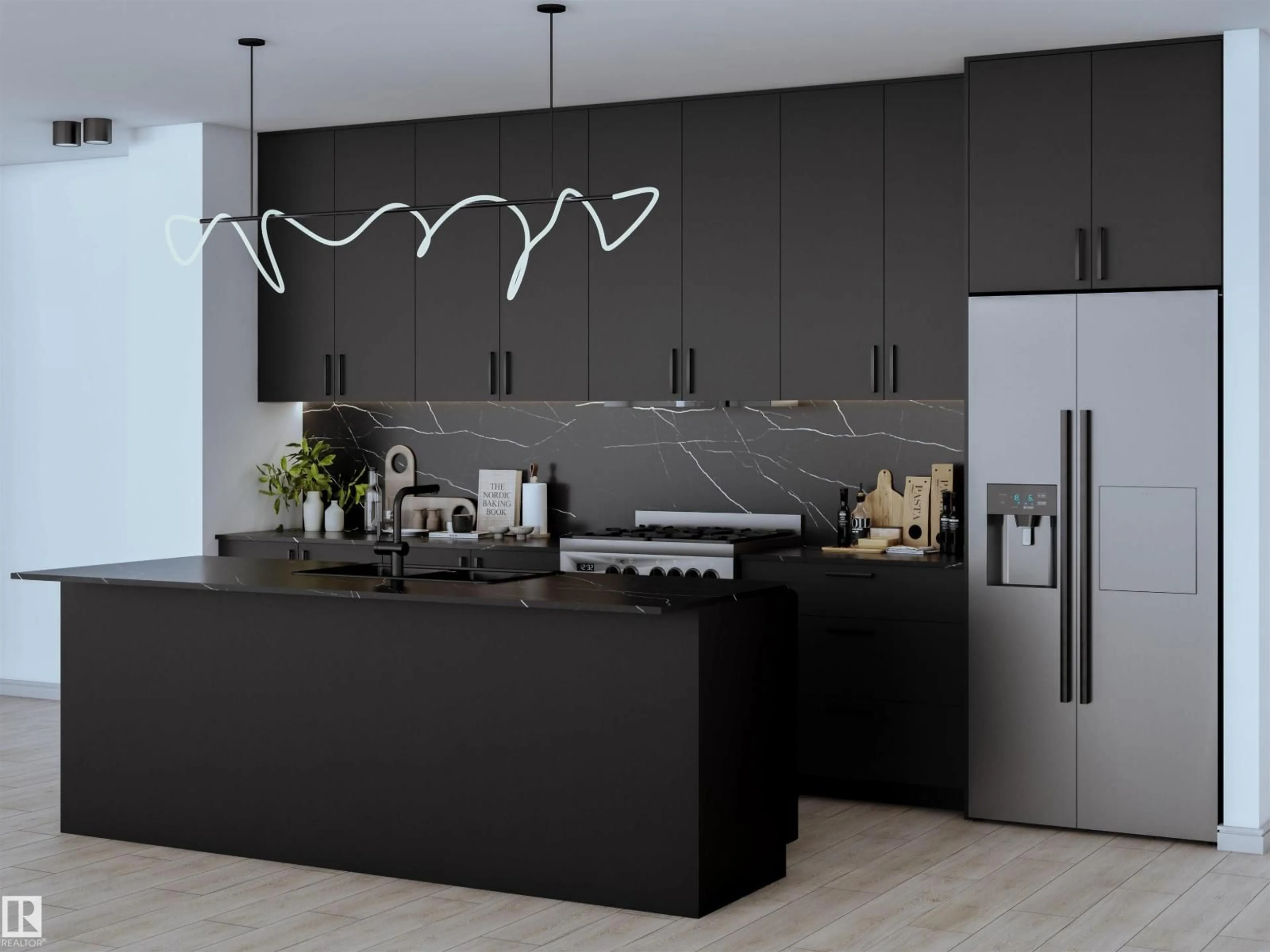 Contemporary kitchen, unknown for 11106 & 11108 72 AV, Edmonton Alberta T6G0B2