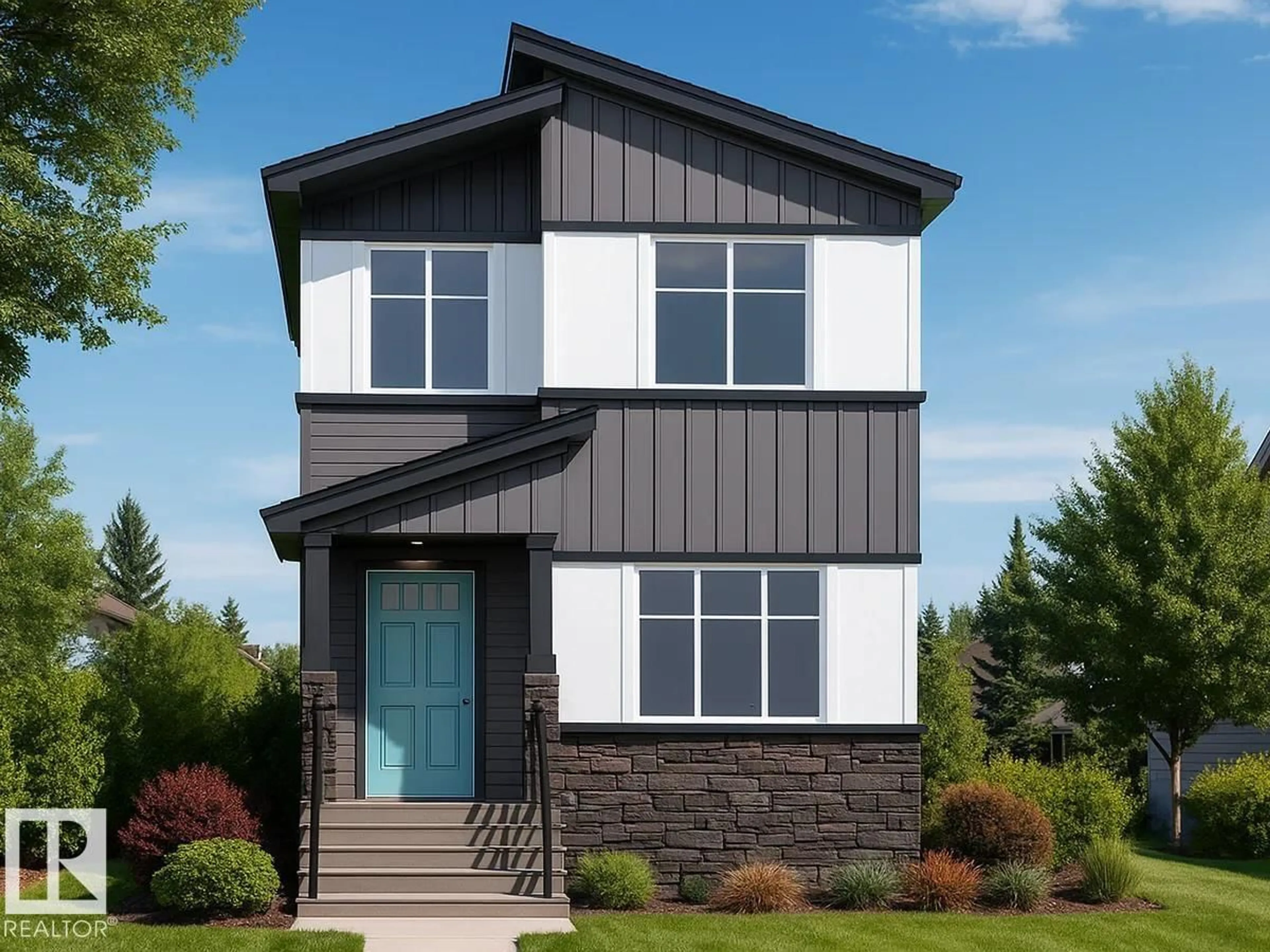 Home with vinyl exterior material, street for SW - 772 MATTSON DR, Edmonton Alberta T6X1A3