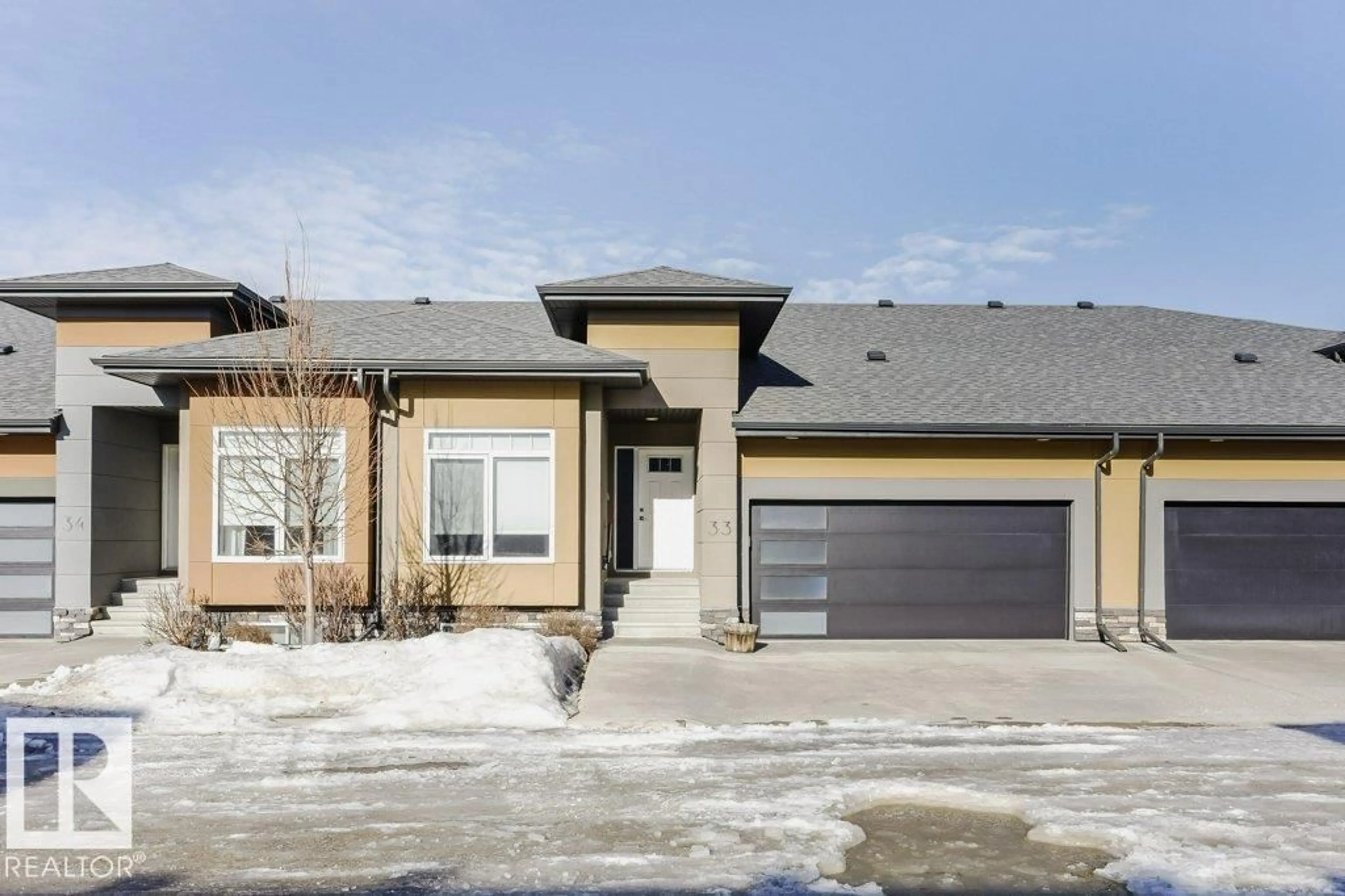 Home with brick exterior material, street for #33 - 4517 190A ST, Edmonton Alberta T6M0R4