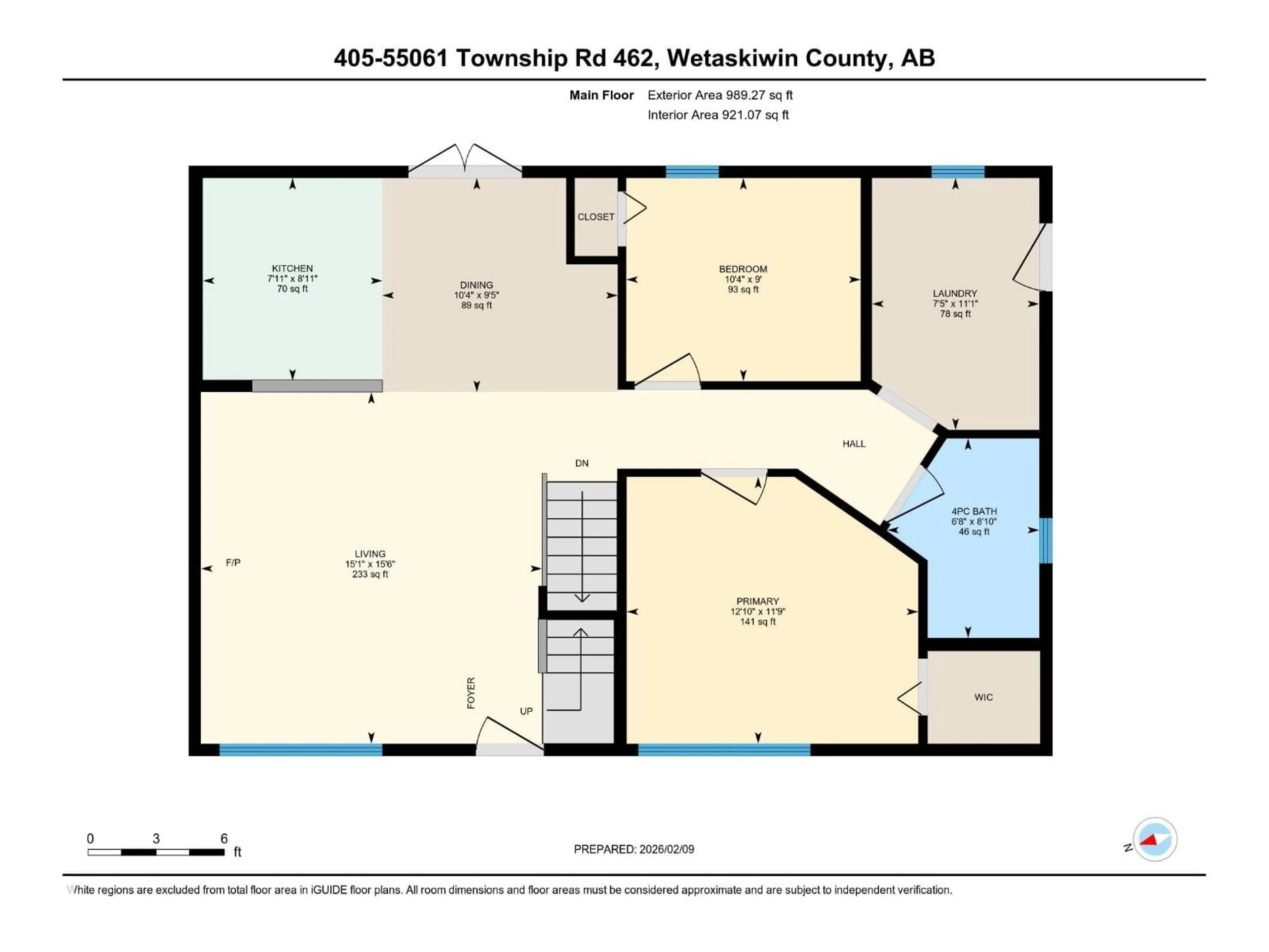 Floor plan for 405 - 55061 TWP ROAD 462, Rural Wetaskiwin County Alberta T0C0T0