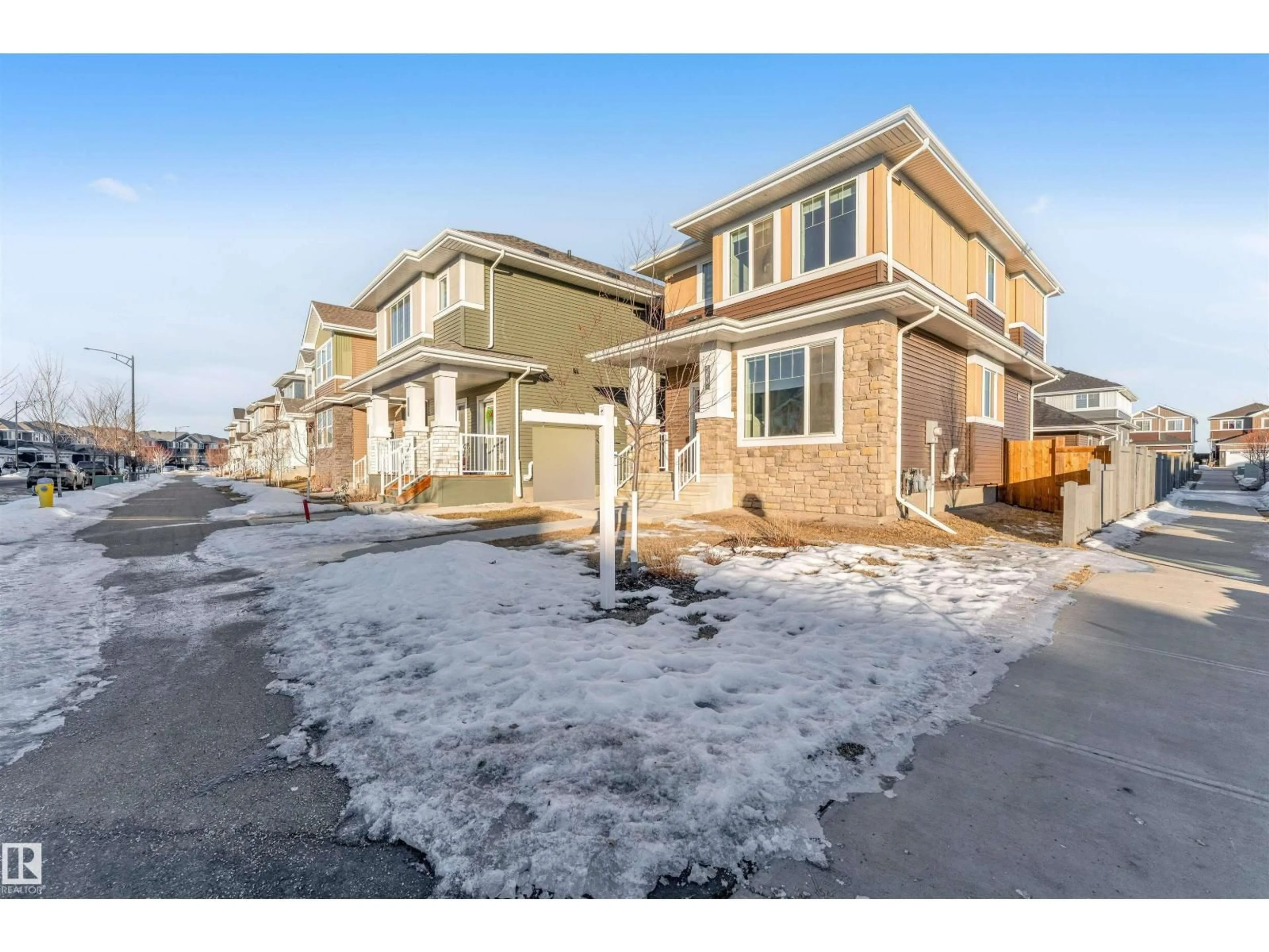 A pic from outside/outdoor area/front of a property/back of a property/a pic from drone, street for 560 GLENRIDDING RAVINE DRIVE, Edmonton Alberta T6W4P1