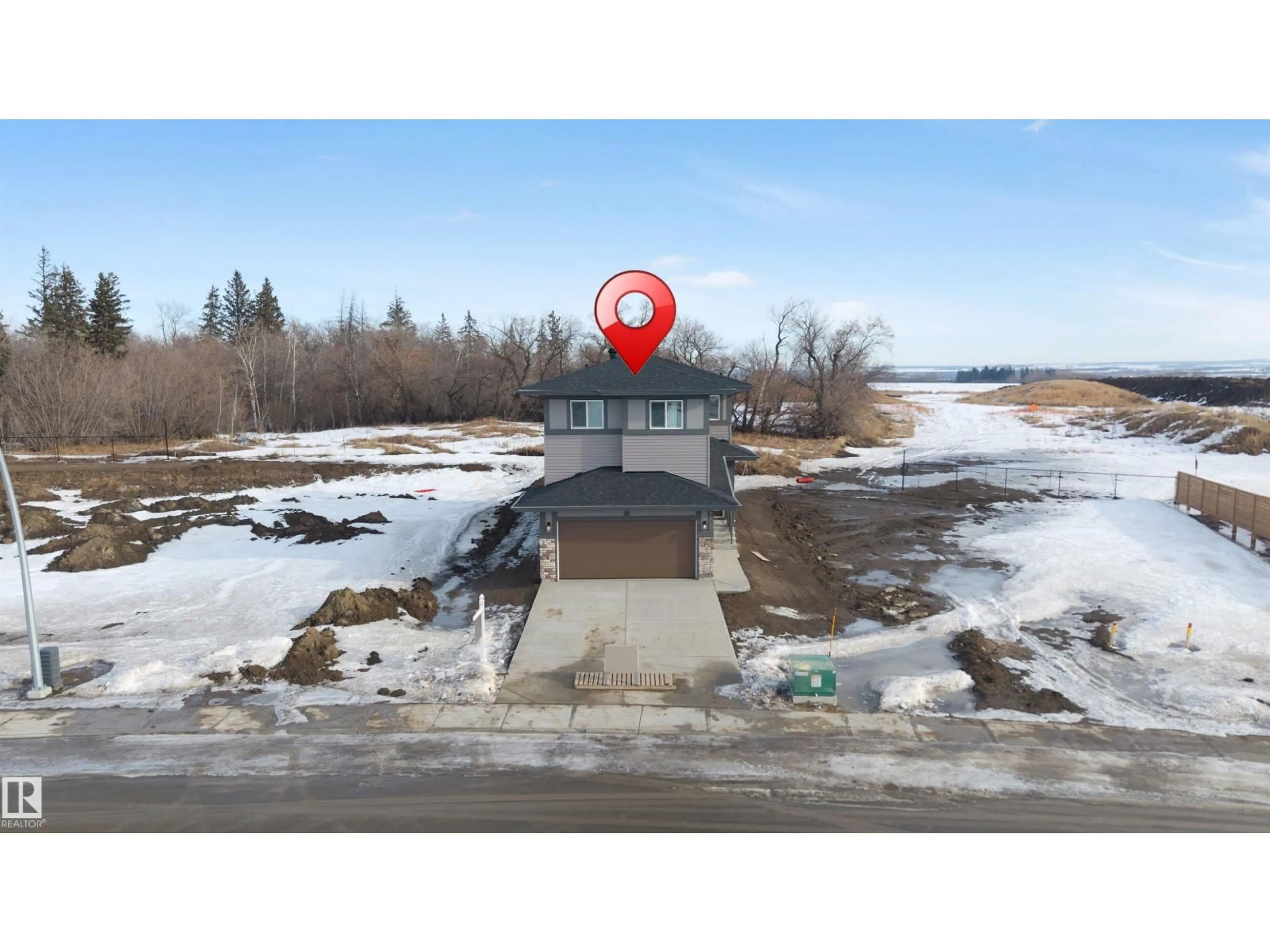A pic from outside/outdoor area/front of a property/back of a property/a pic from drone, building for NE - 17811 7 ST, Edmonton Alberta T5Y4K3